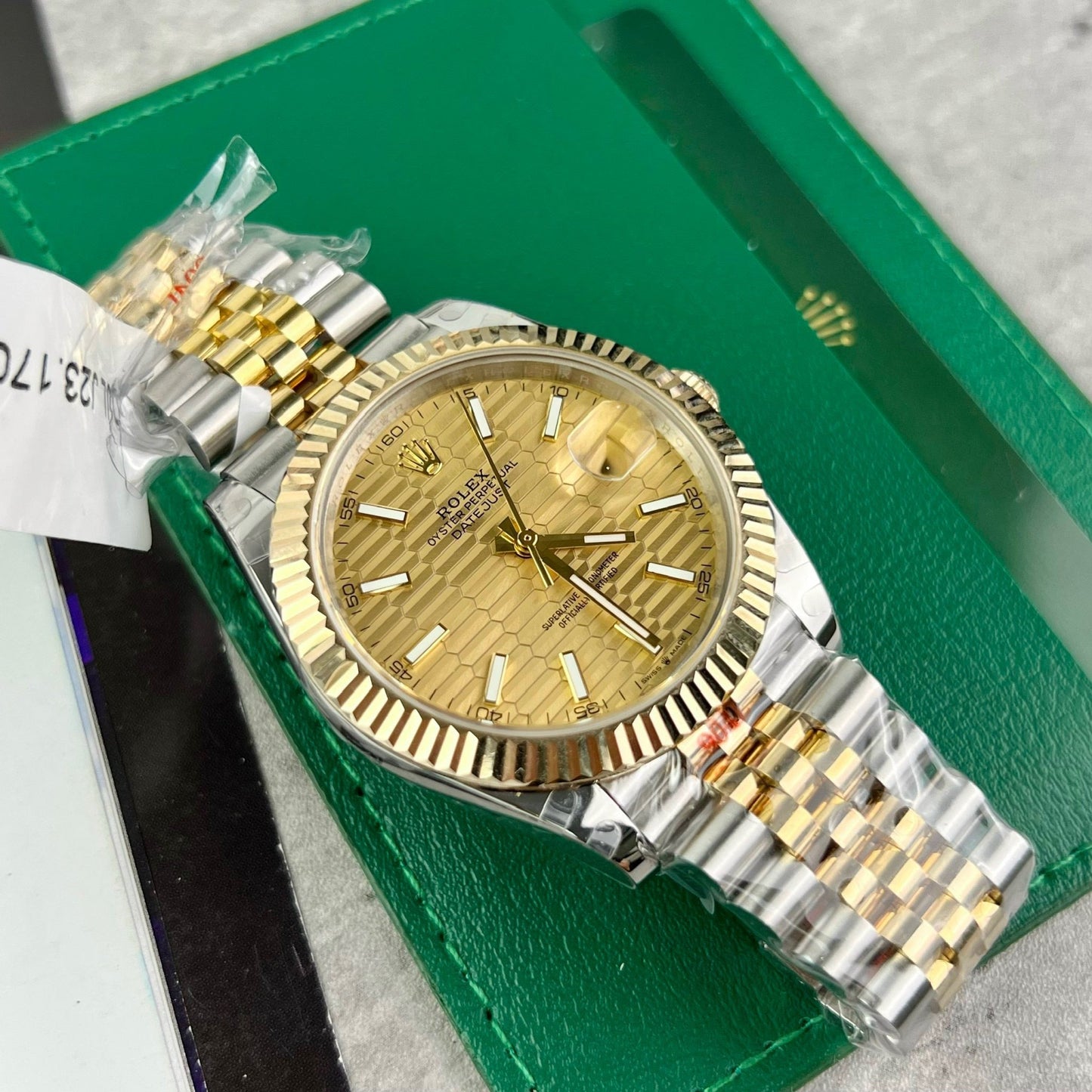 Rolex Datejust 41 126333-0022 Miglior edizione 1:1 avvolto in oro 18 carati