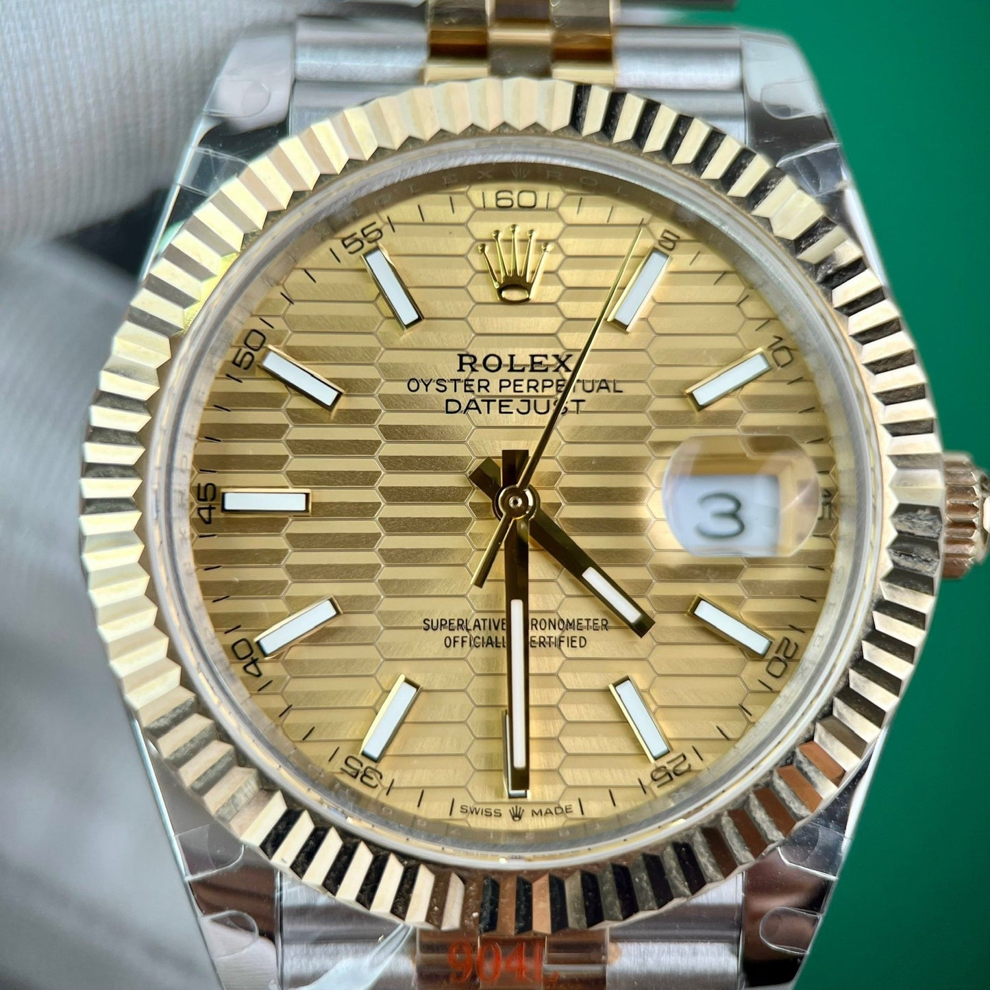 Rolex Datejust 41 126333-0022 Miglior edizione 1:1 avvolto in oro 18 carati