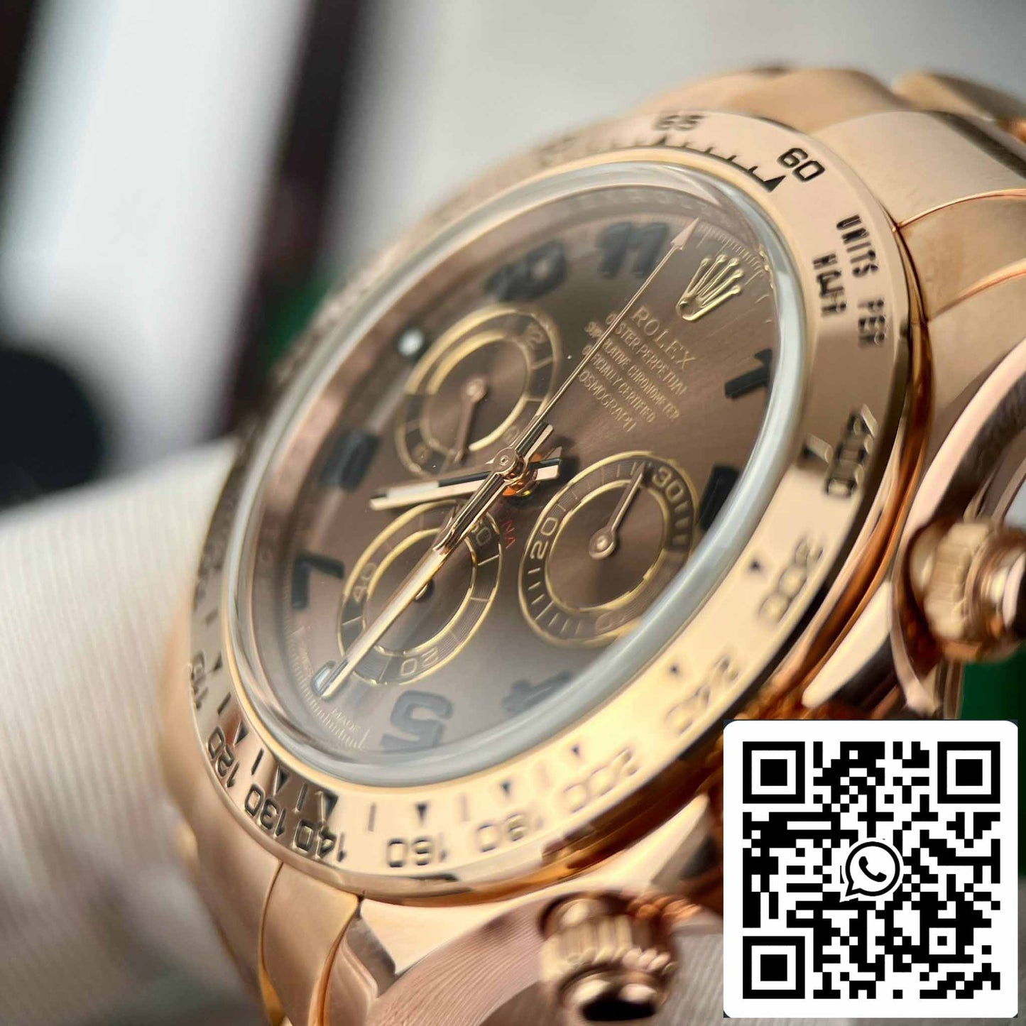 Rolex Daytona 116515 Rose Gold Chocolate Arabic Dial - BT Factory best 1:1 edition