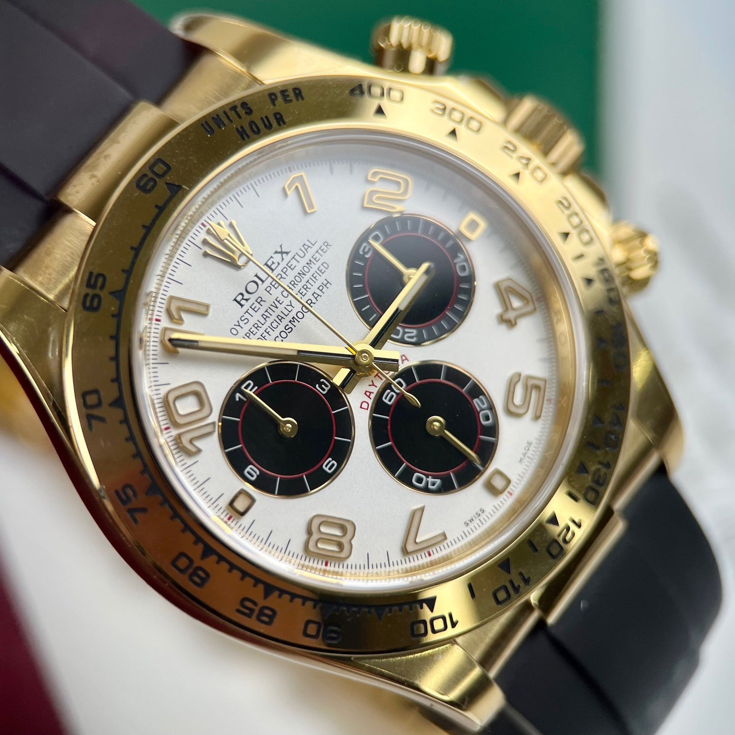 Rolex Cosmograph Daytona 116528 1:1 Best Edition Clean Factory Correa de caucho