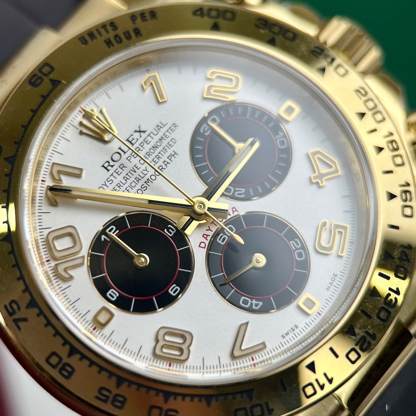 Rolex Cosmograph Daytona 116528 1:1 Best Edition Clean Factory Correa de caucho