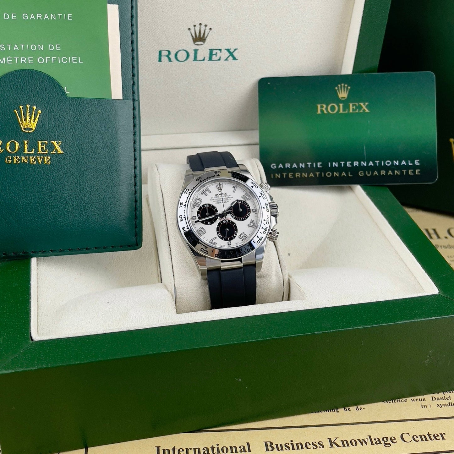 Rolex Cosmograph Daytona 116519 1:1 Best Edition Clean Factory Silvery White Dial