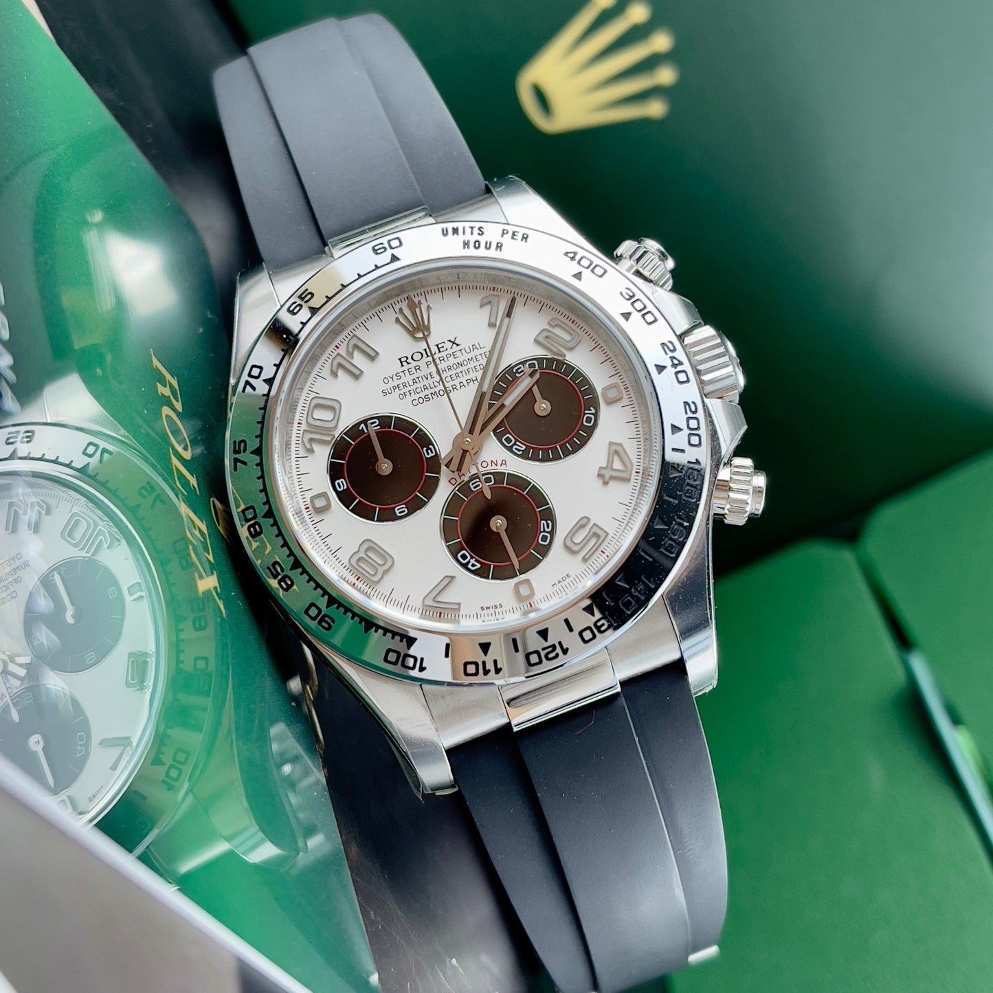 Rolex Cosmograph Daytona 116519 1:1 Best Edition Clean Factory Silvery White Dial