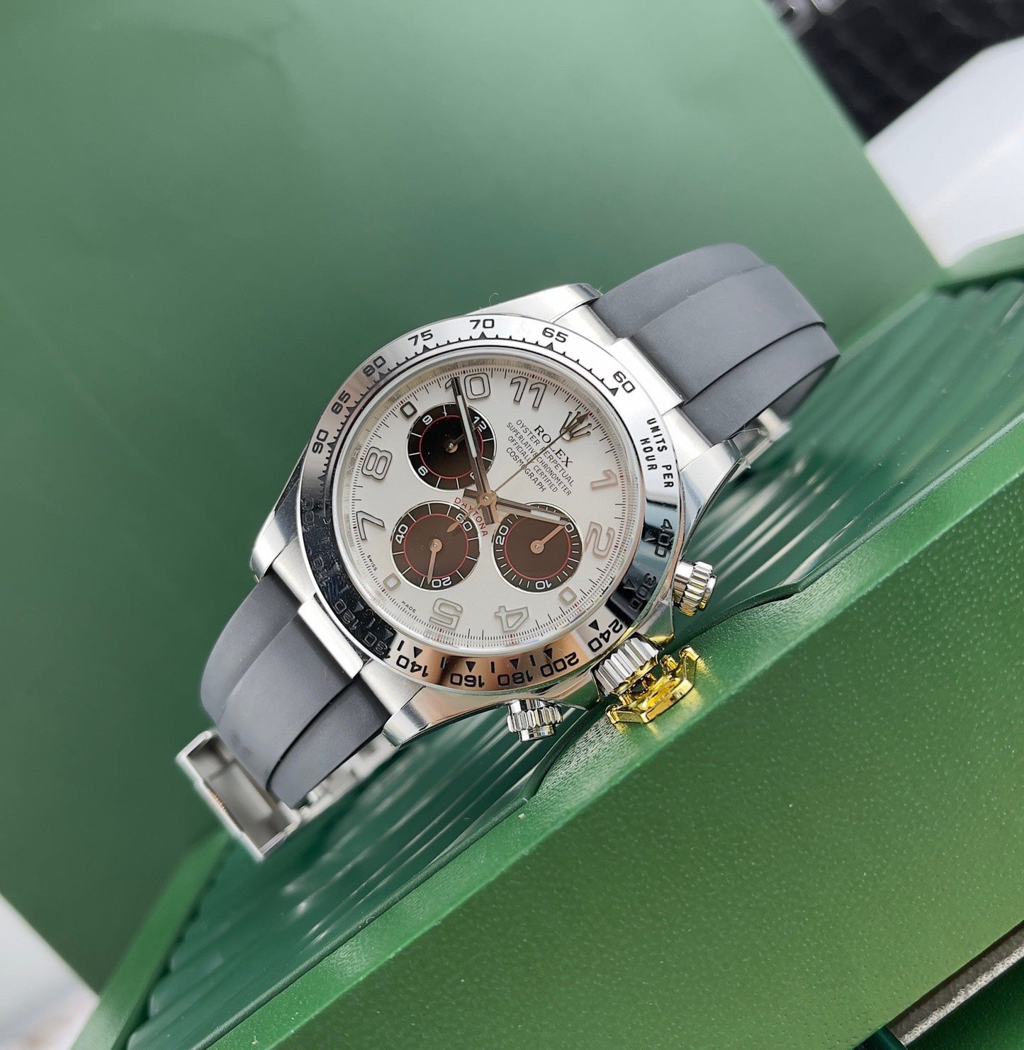 Rolex Cosmograph Daytona 116519 1:1 Best Edition Clean Factory quadrante bianco argentato