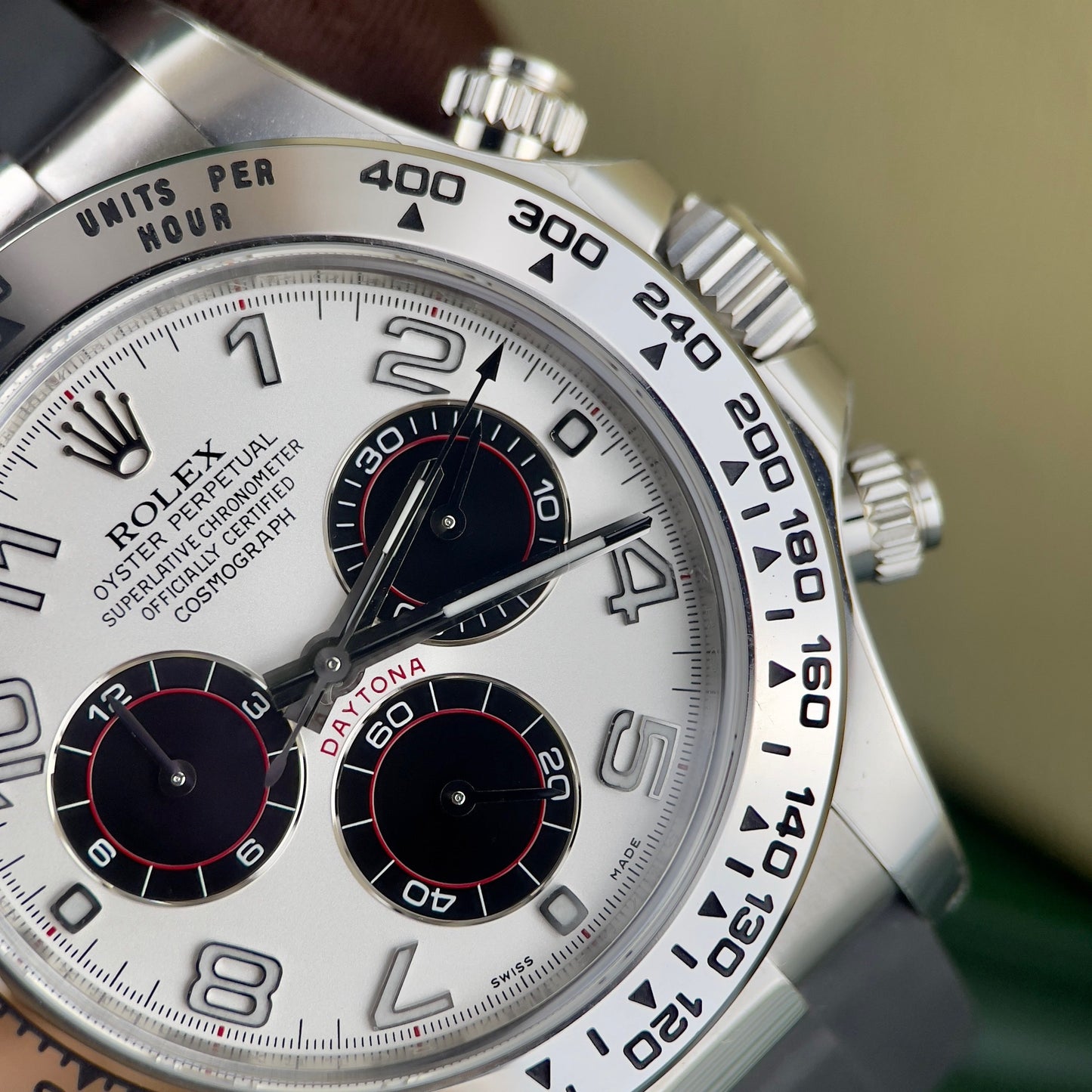 Rolex Cosmograph Daytona 116519 1:1 Best Edition Clean Factory Silvery White Dial