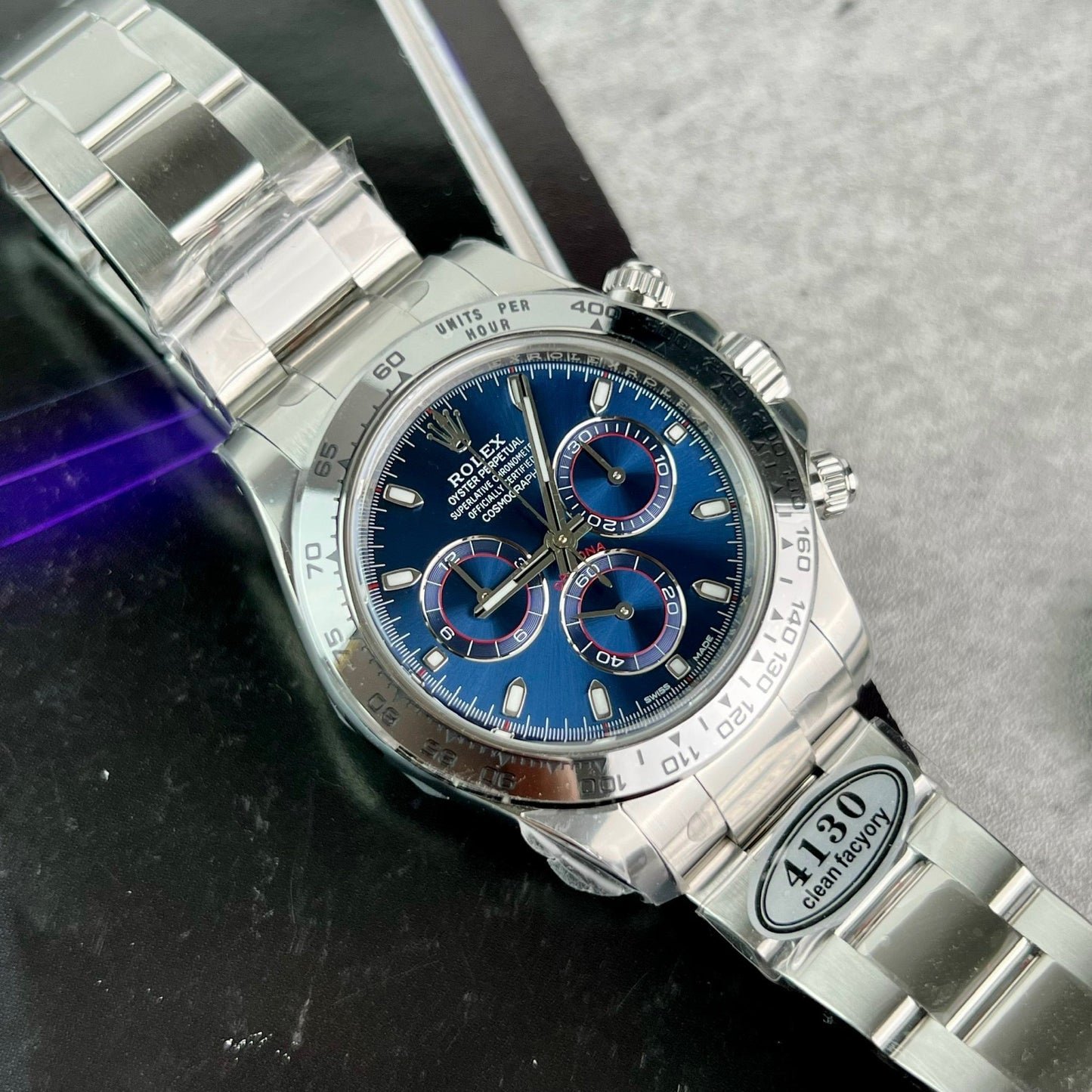 Rolex Cosmograph Daytona M116509-0071 1:1 Best Edition Quadrante blu fabbrica pulita