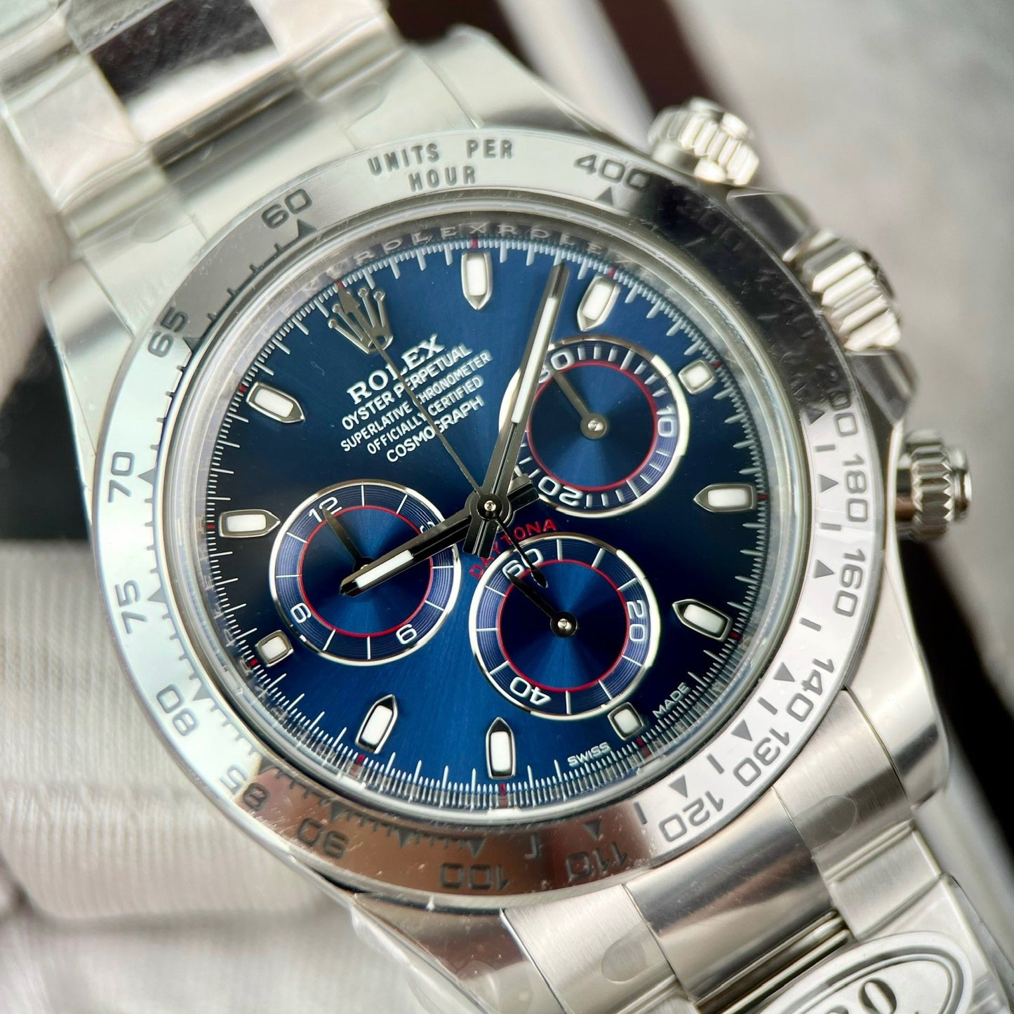 Rolex Cosmograph Daytona M116509-0071 1:1 Best Edition Quadrante blu fabbrica pulita