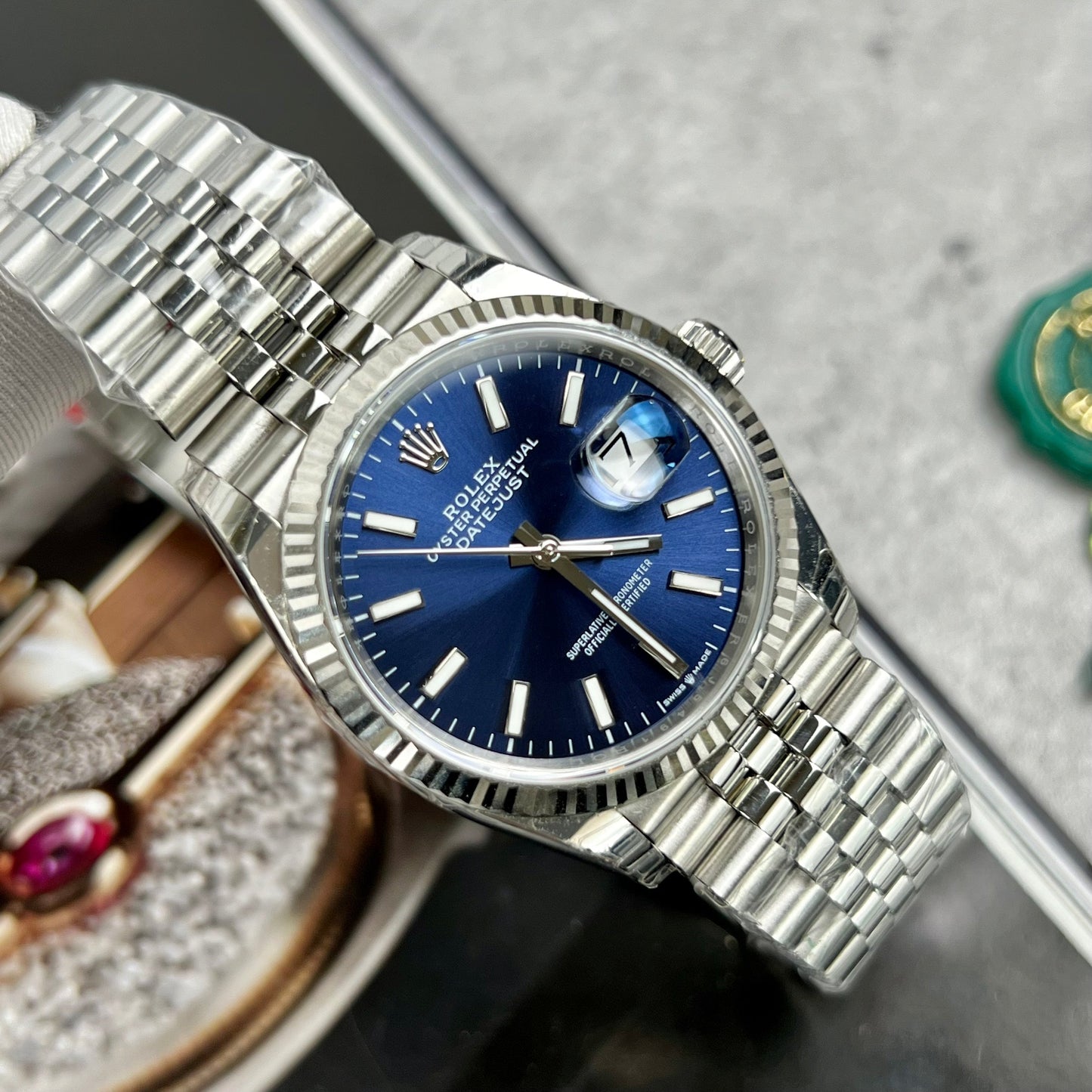 Rolex Datejust M126234-0017 Oystersteel 1:1 Best Edition EW Factory Blue Dial