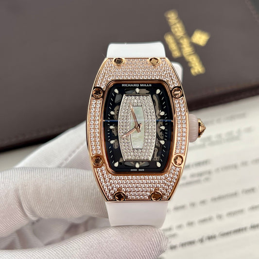 Richard Mille RM 07-01 1:1 Best Edition Custodia personalizzata con diamanti RM Factory