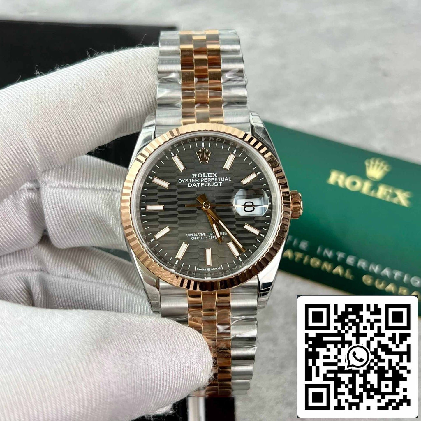 Réplica Rolex Datejust 126231 Reloj 36mm Mejor Edición 1:1 VS Factory