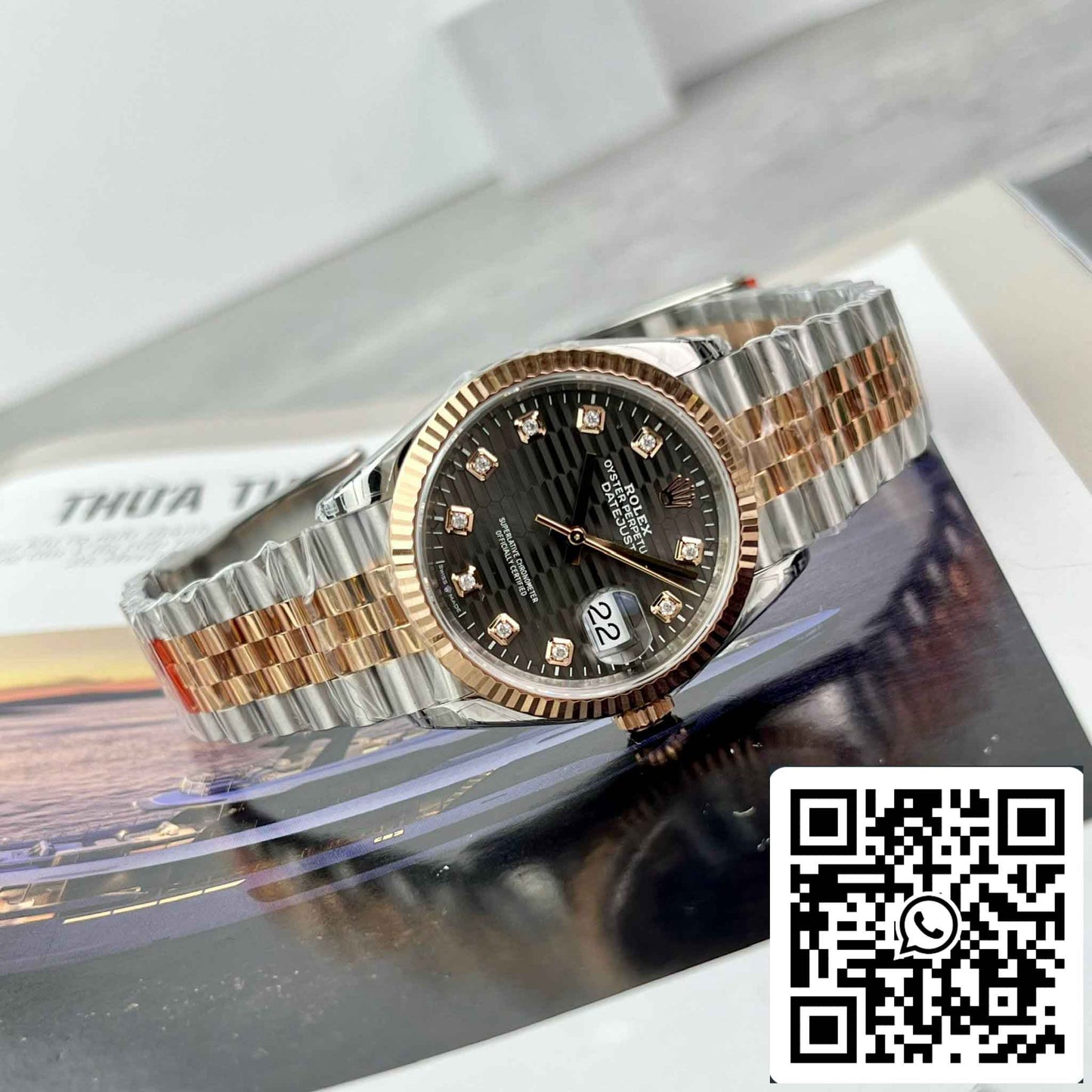 Replica Rolex Datejust 126231-0041 Orologio 36mm Miglior edizione 1:1 VS Factory