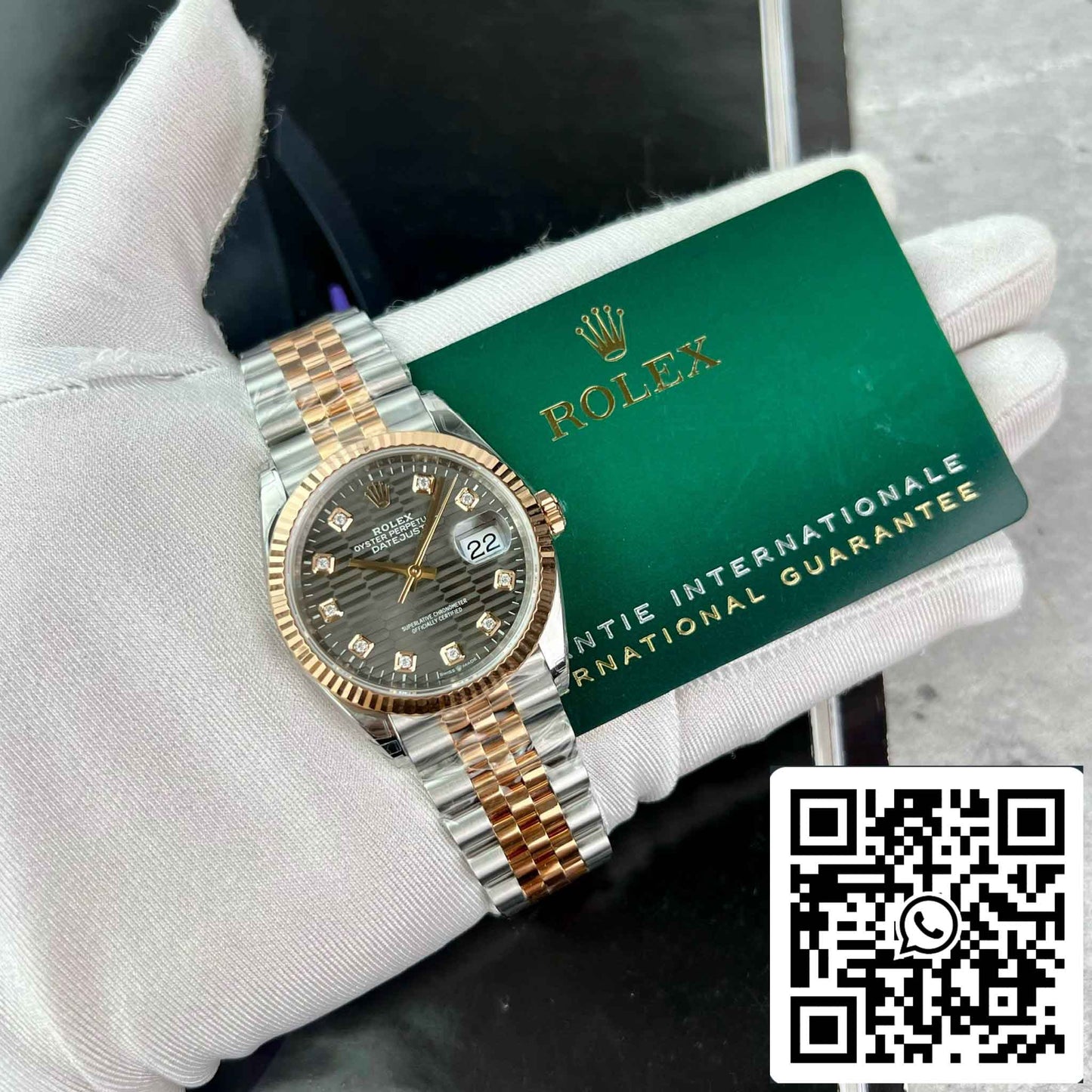 Replica Rolex Datejust 126231-0041 Orologio 36mm Miglior edizione 1:1 VS Factory