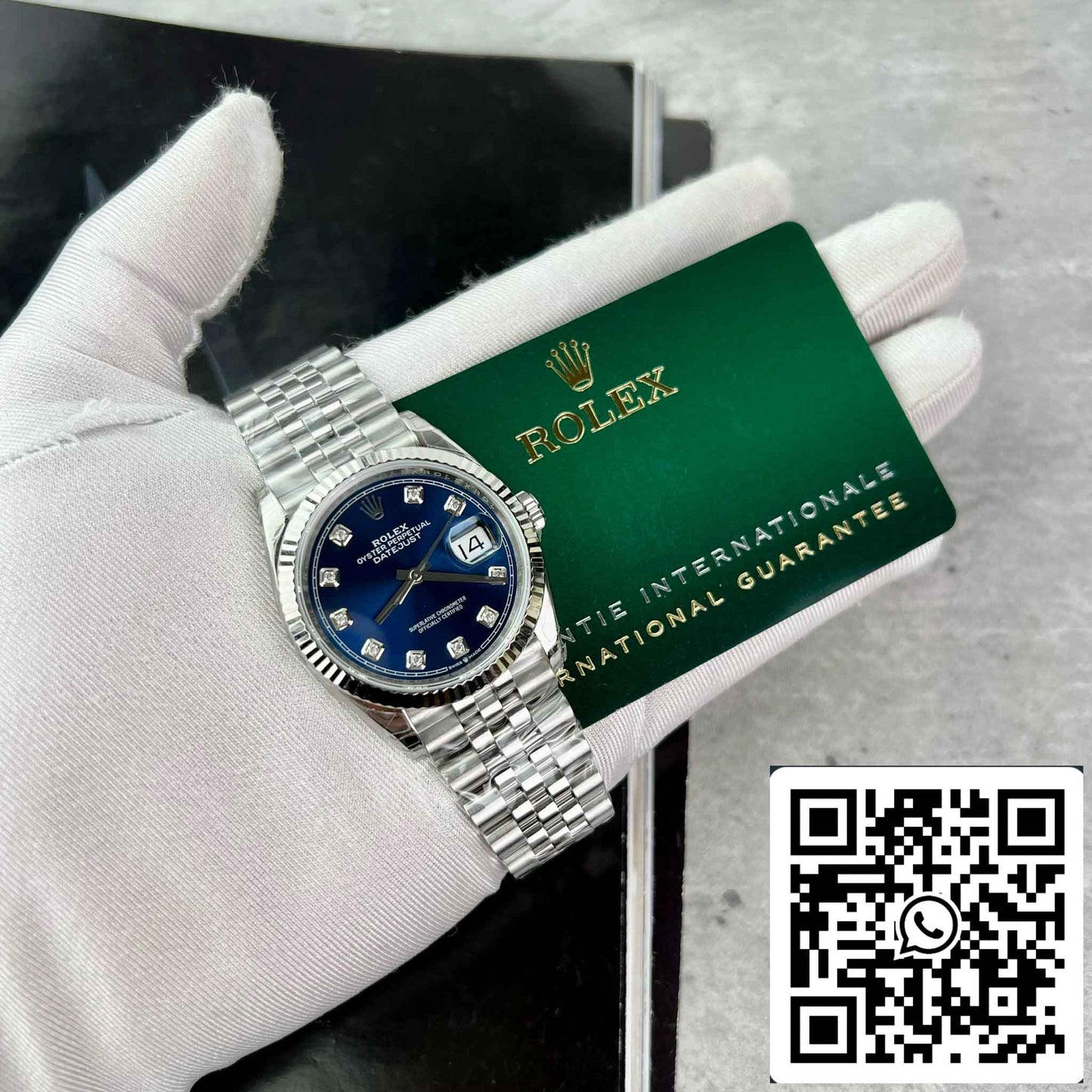 Réplica Rolex Datejust 36 M126234-0037 Oystersteel Mejor Edición 1:1 VS Factory