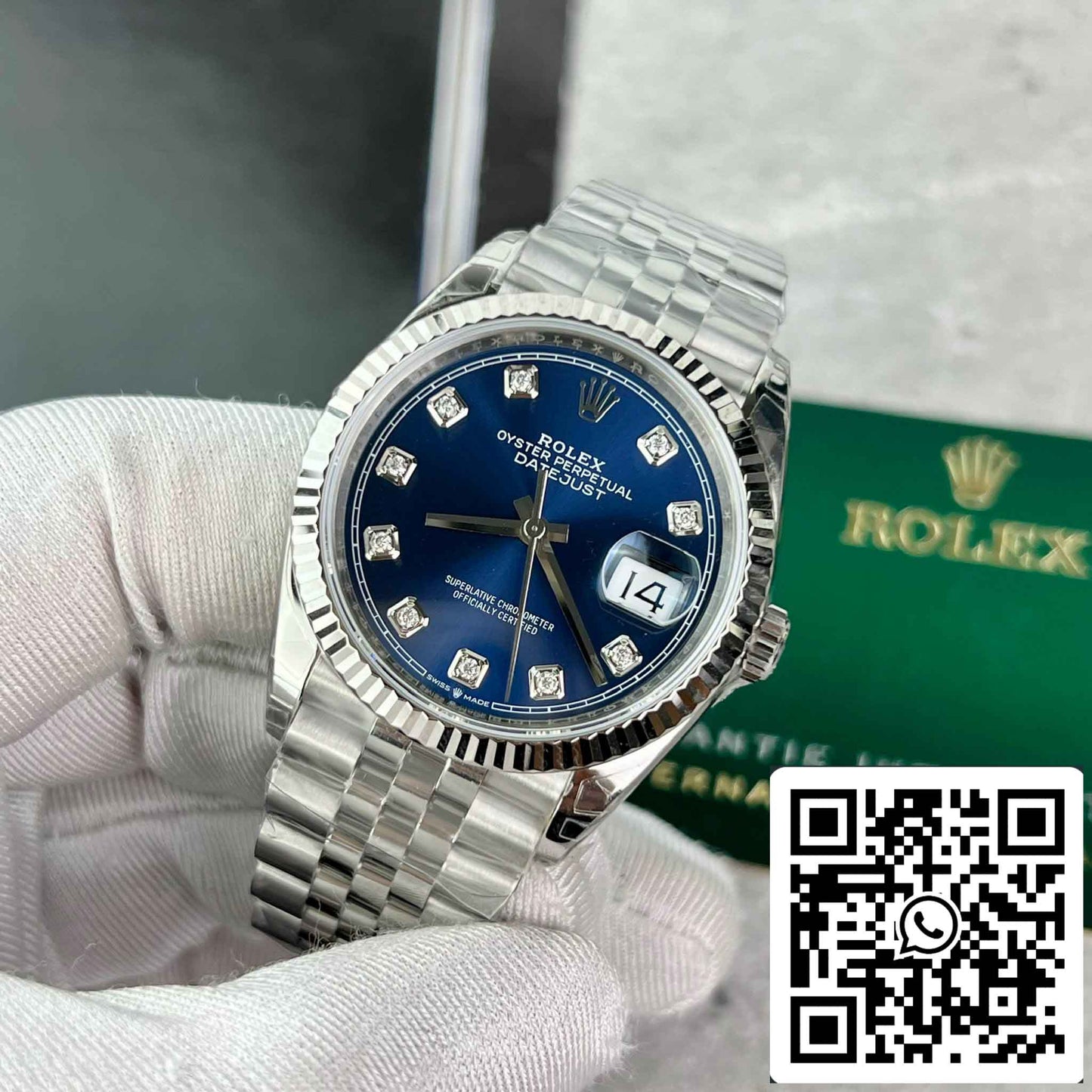 Replica Rolex Datejust 36 M126234-0037 Oystersteel Best 1:1 Edition VS Factory