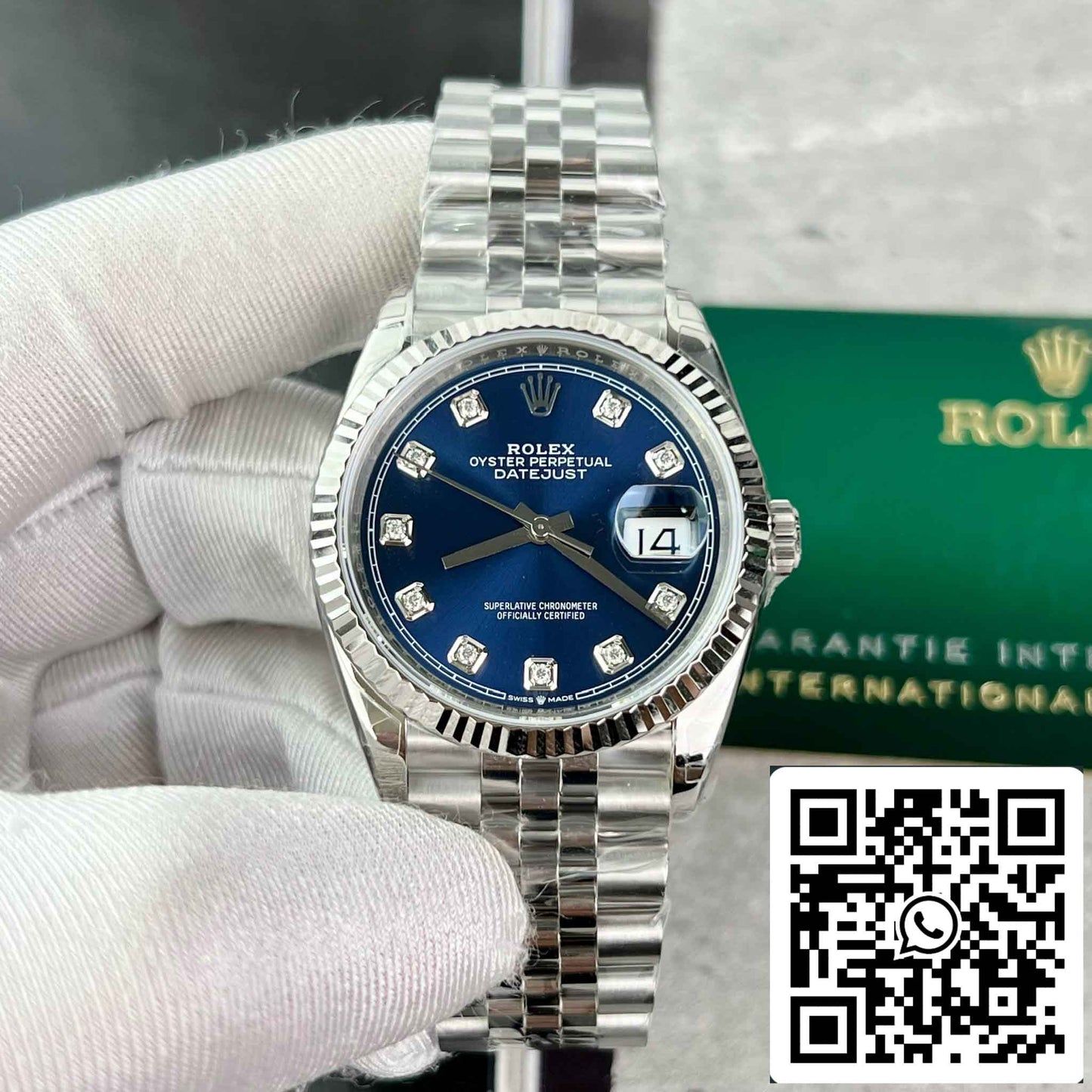 Replica Rolex Datejust 36 M126234-0037 Oystersteel Miglior edizione 1:1 VS Fabbrica