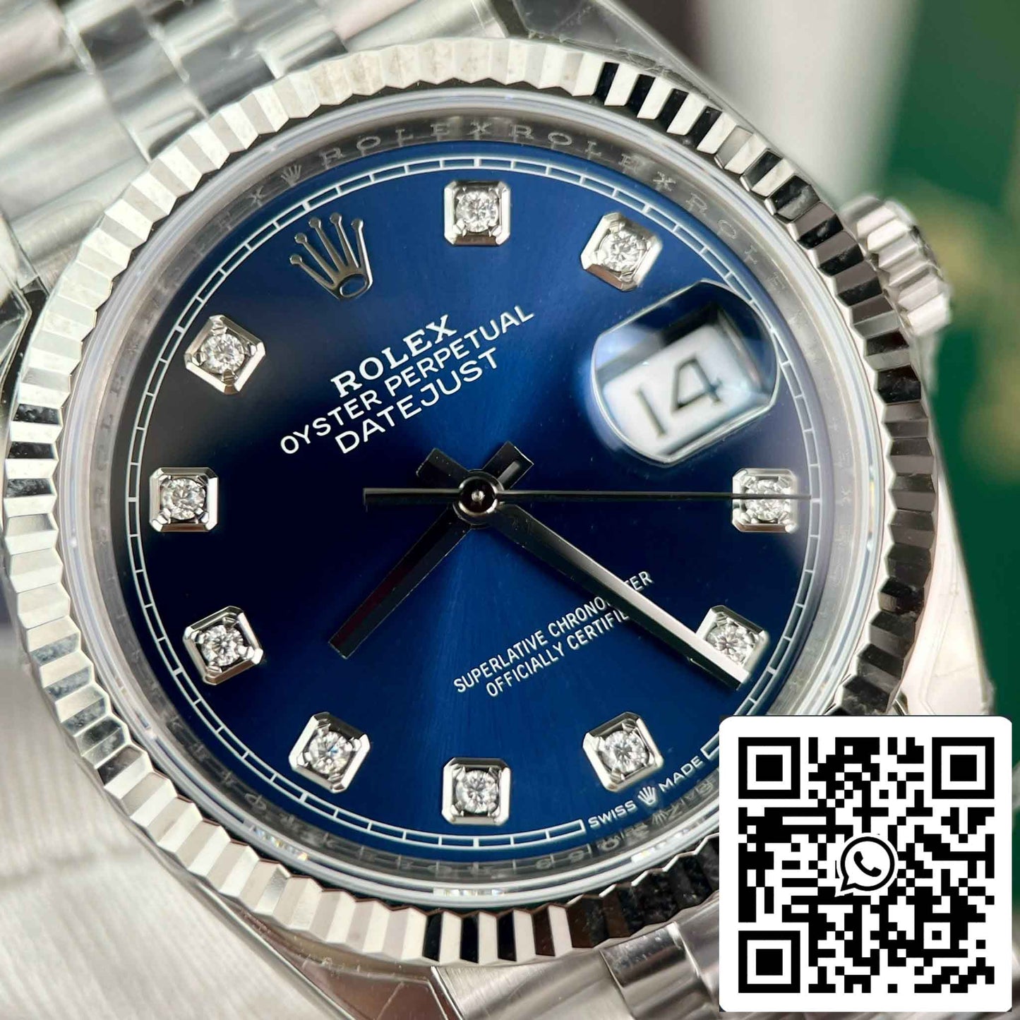 Réplica Rolex Datejust 36 M126234-0037 Oystersteel Mejor Edición 1:1 VS Factory