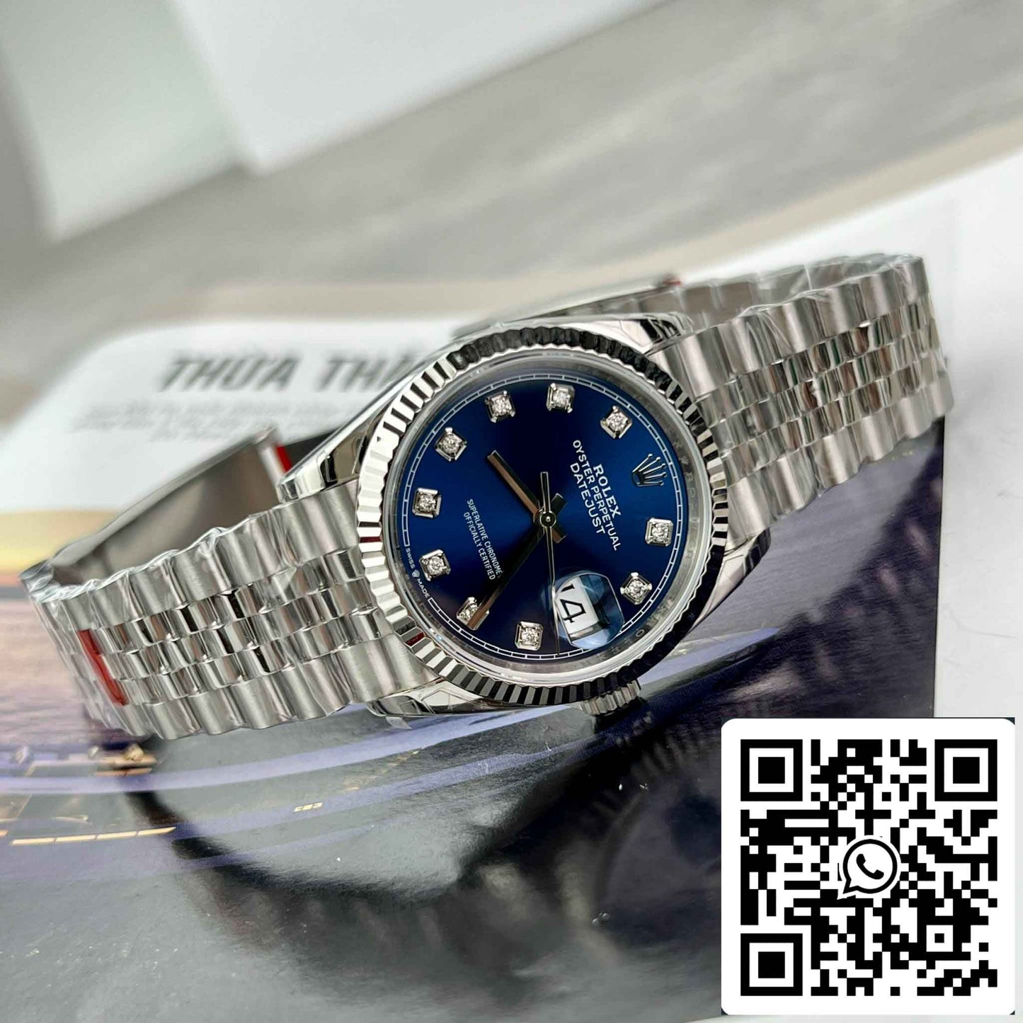 Replica Rolex Datejust 36 M126234-0037 Oystersteel Miglior edizione 1:1 VS Fabbrica