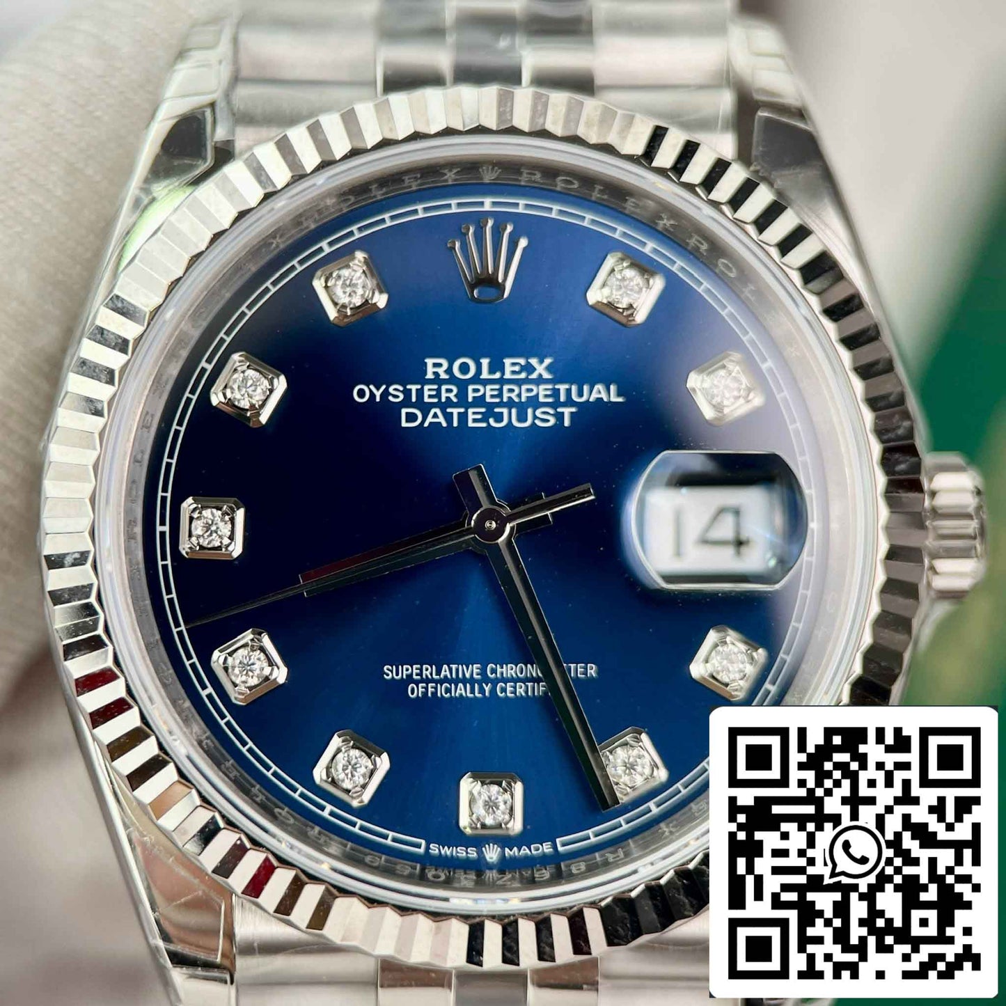 Réplica Rolex Datejust 36 M126234-0037 Oystersteel Mejor Edición 1:1 VS Factory