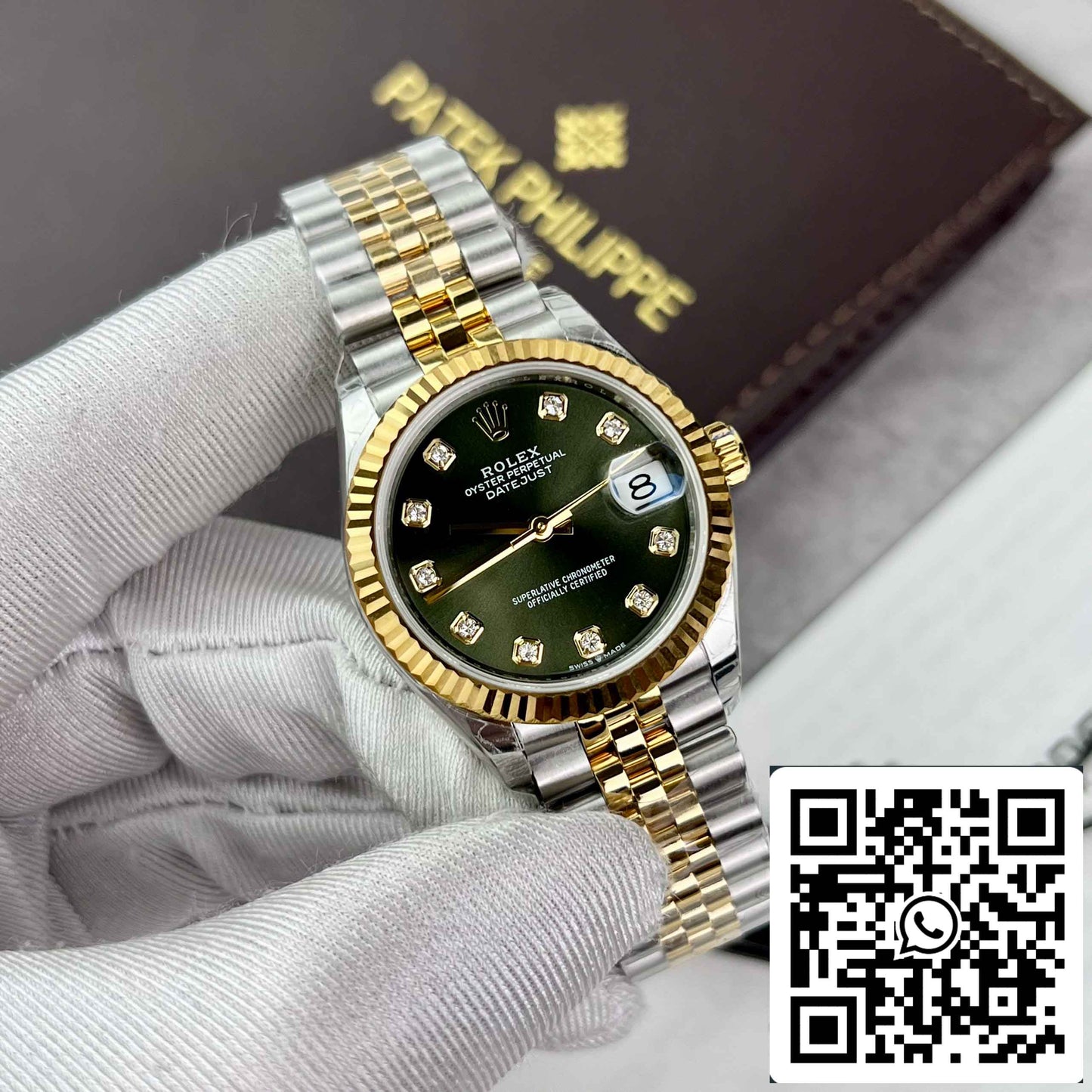 Réplica Rolex Datejust 31 M278273-0030 Oystersteel 31mm EW fábrica Mejor Edición