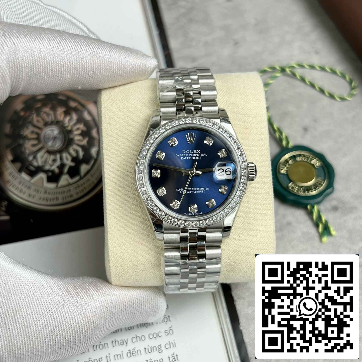 Replica Rolex Datejust M126284RBR-0029 Oystersteel 31mm EW Fabbrica