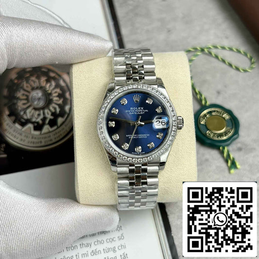 Réplica Rolex Datejust M126284RBR-0029 Oystersteel 31mm EW Factory