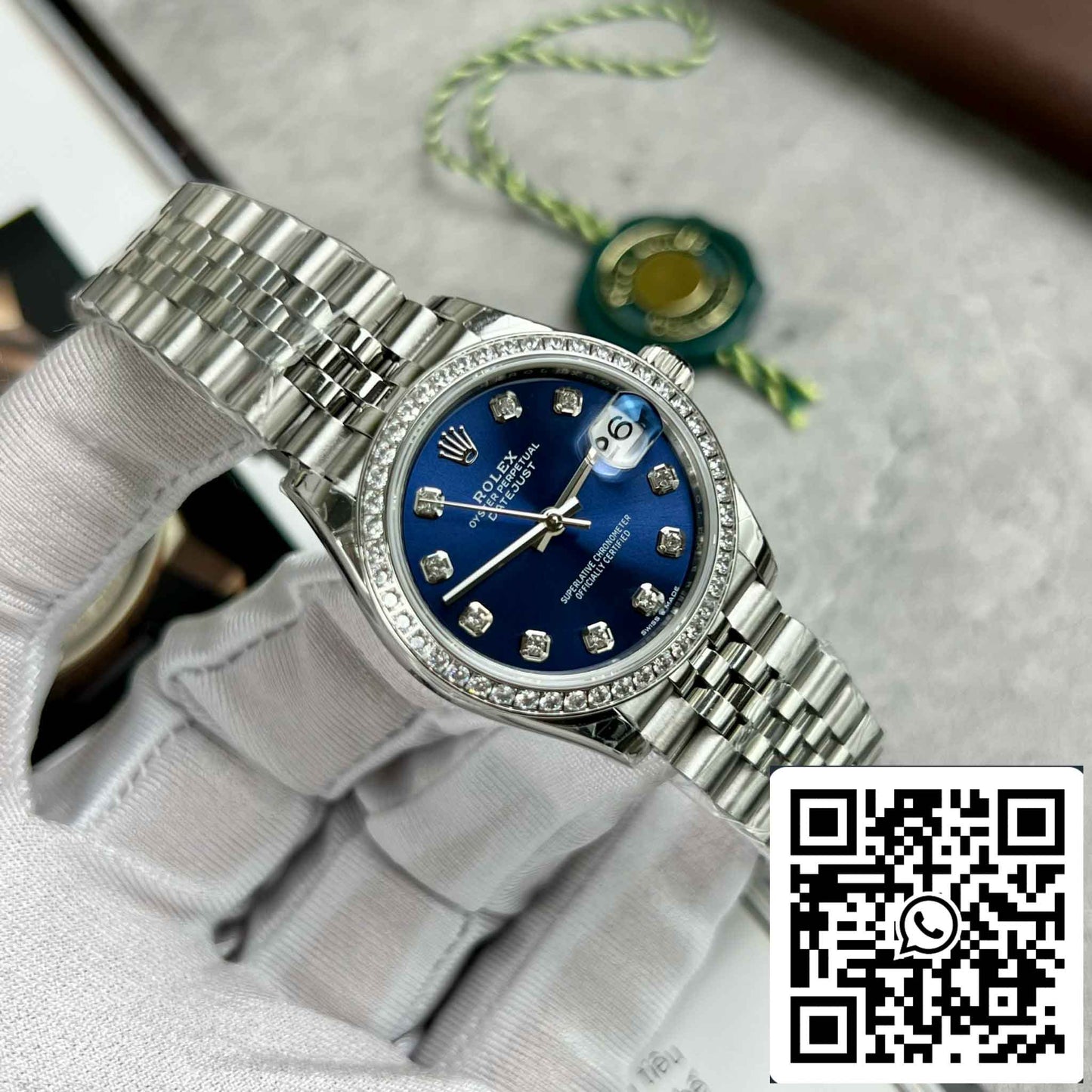 Replica Rolex Datejust M126284RBR-0029 Oystersteel 31mm EW Factory