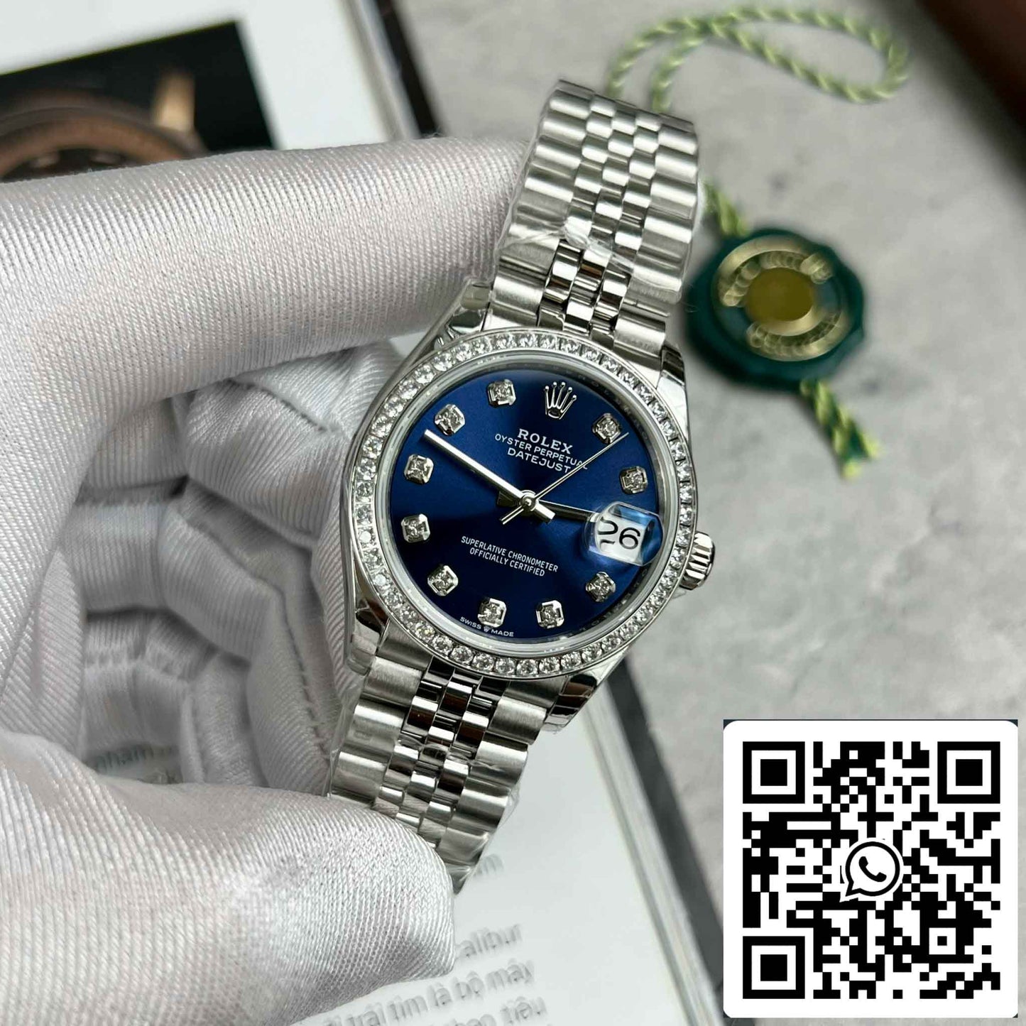 Replica Rolex Datejust M126284RBR-0029 Oystersteel 31mm EW Factory