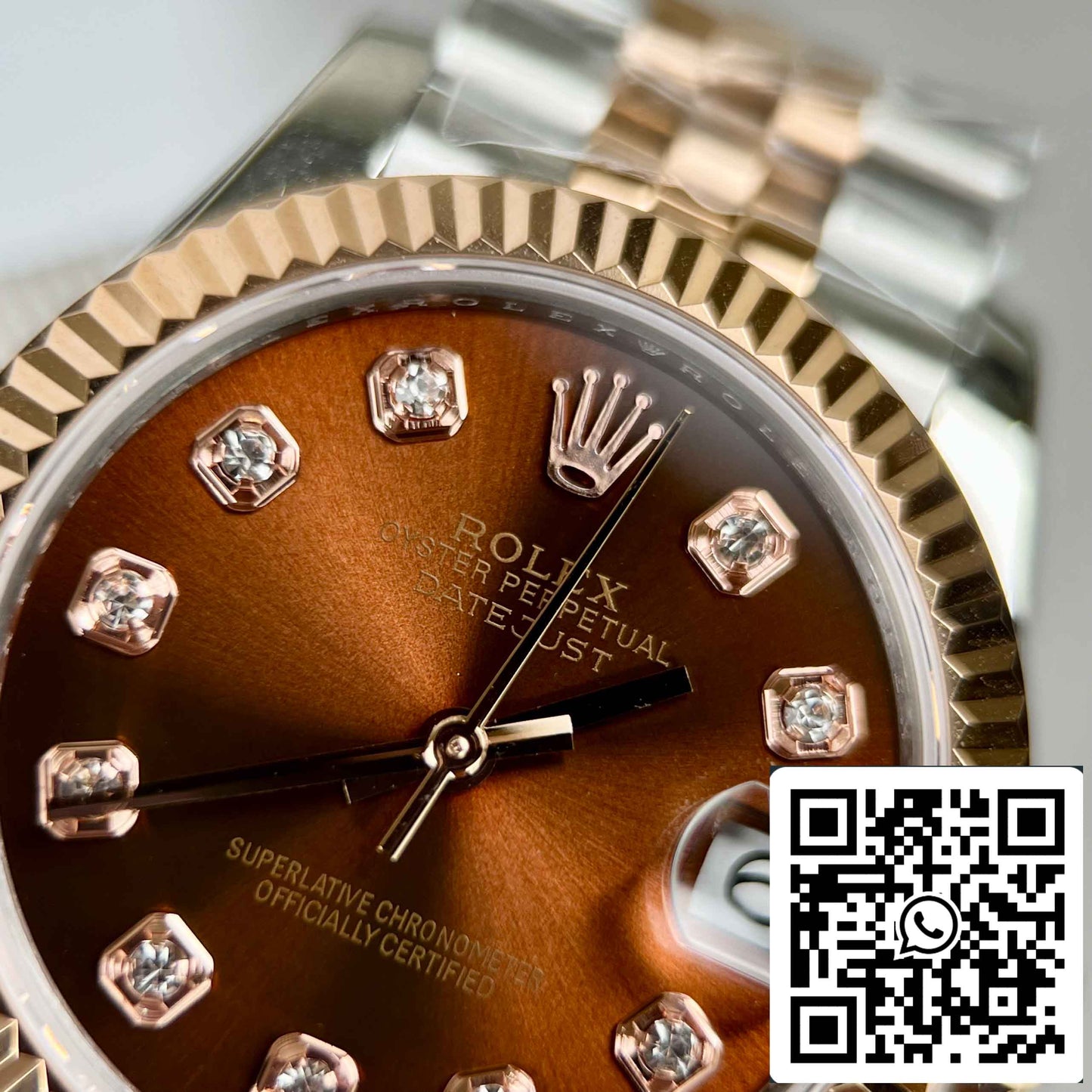 Réplica Rolex Lady-Datejust M279171-0011 Oystersteel EW Factory Mejor Edición 31mm