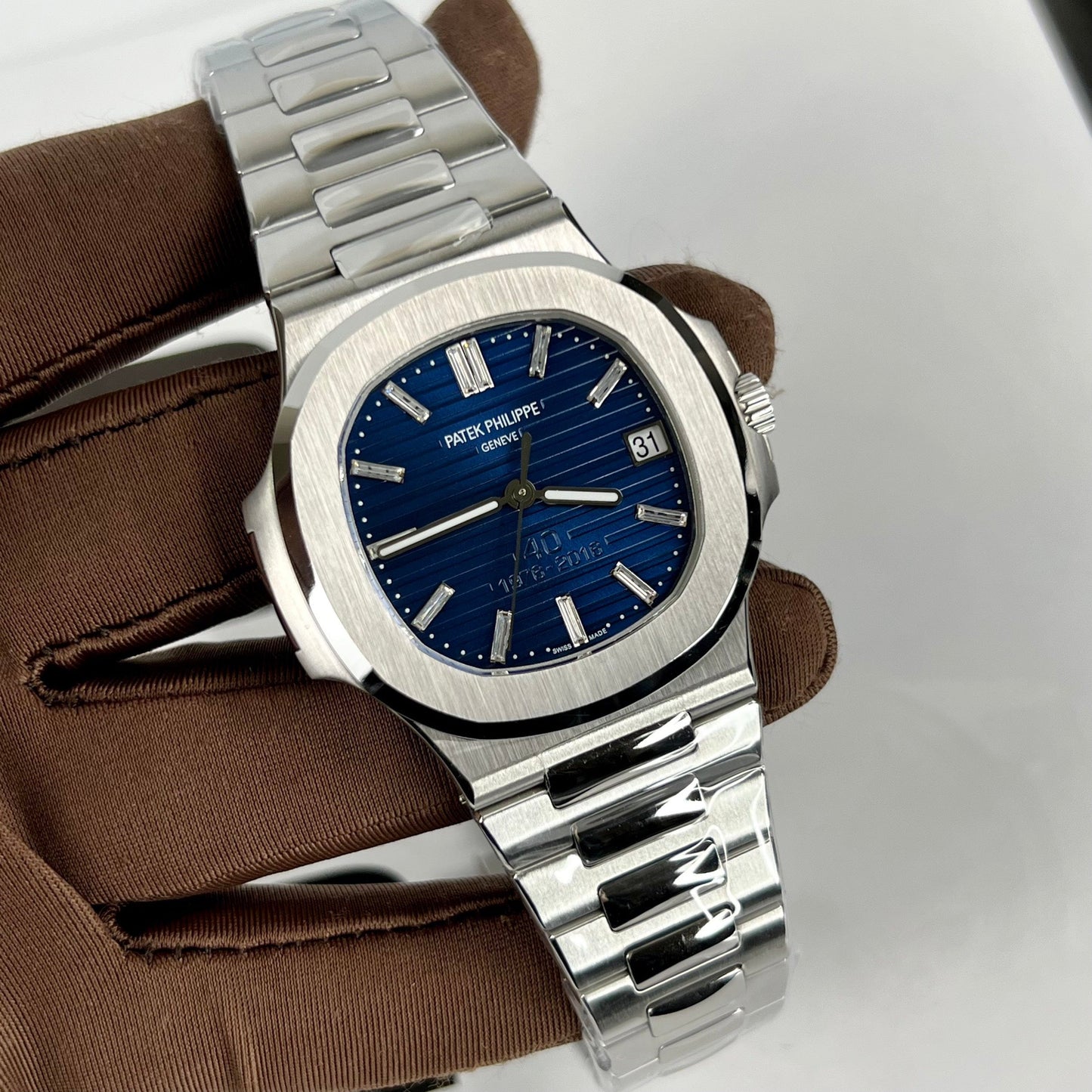 Patek Philippe Nautilus 5711/1P 40 Aniversario 3K Fábrica 1:1 Mejor Edición Suizo ETA324