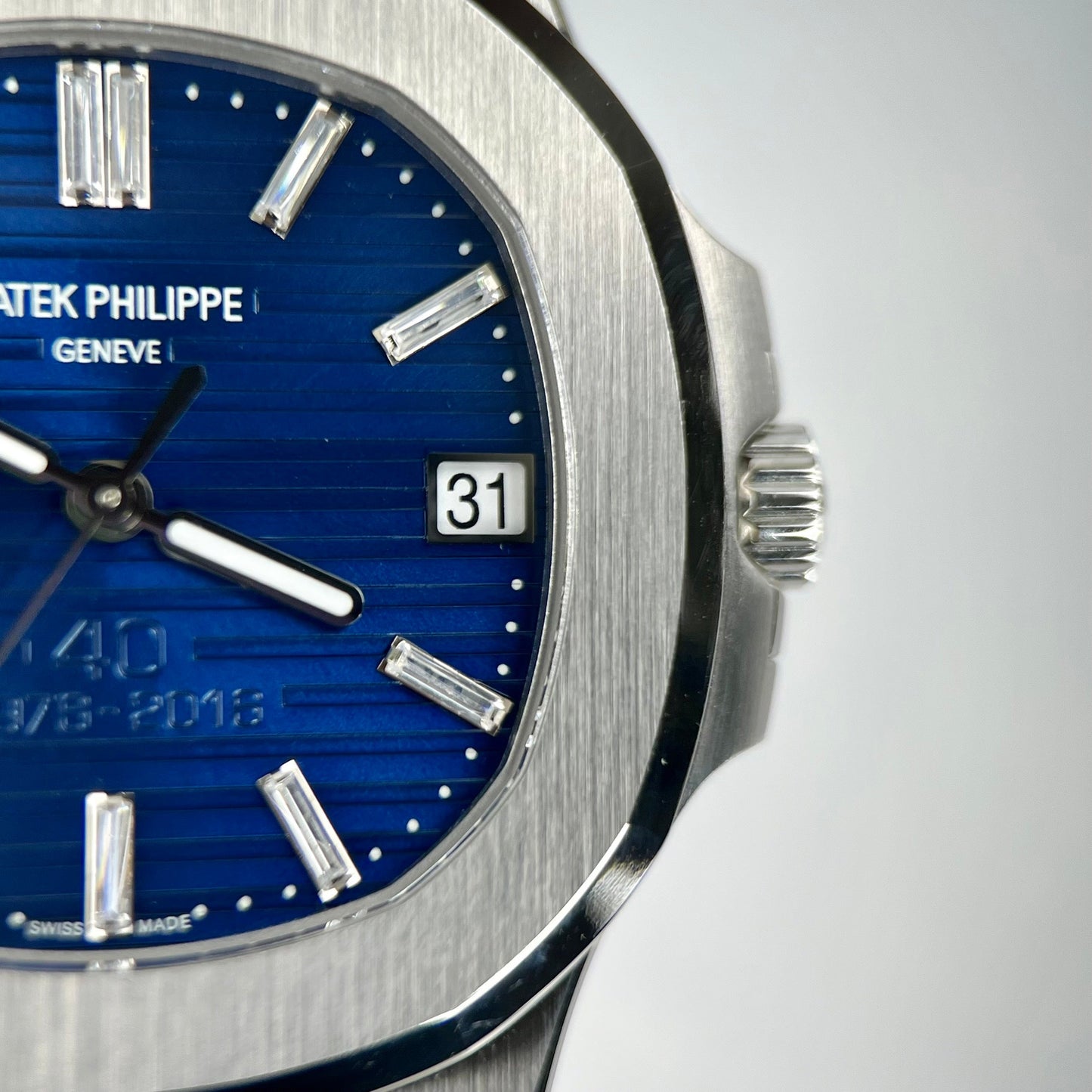 Patek Philippe Nautilus 5711/1P 40 Aniversario 3K Fábrica 1:1 Mejor Edición Suizo ETA324