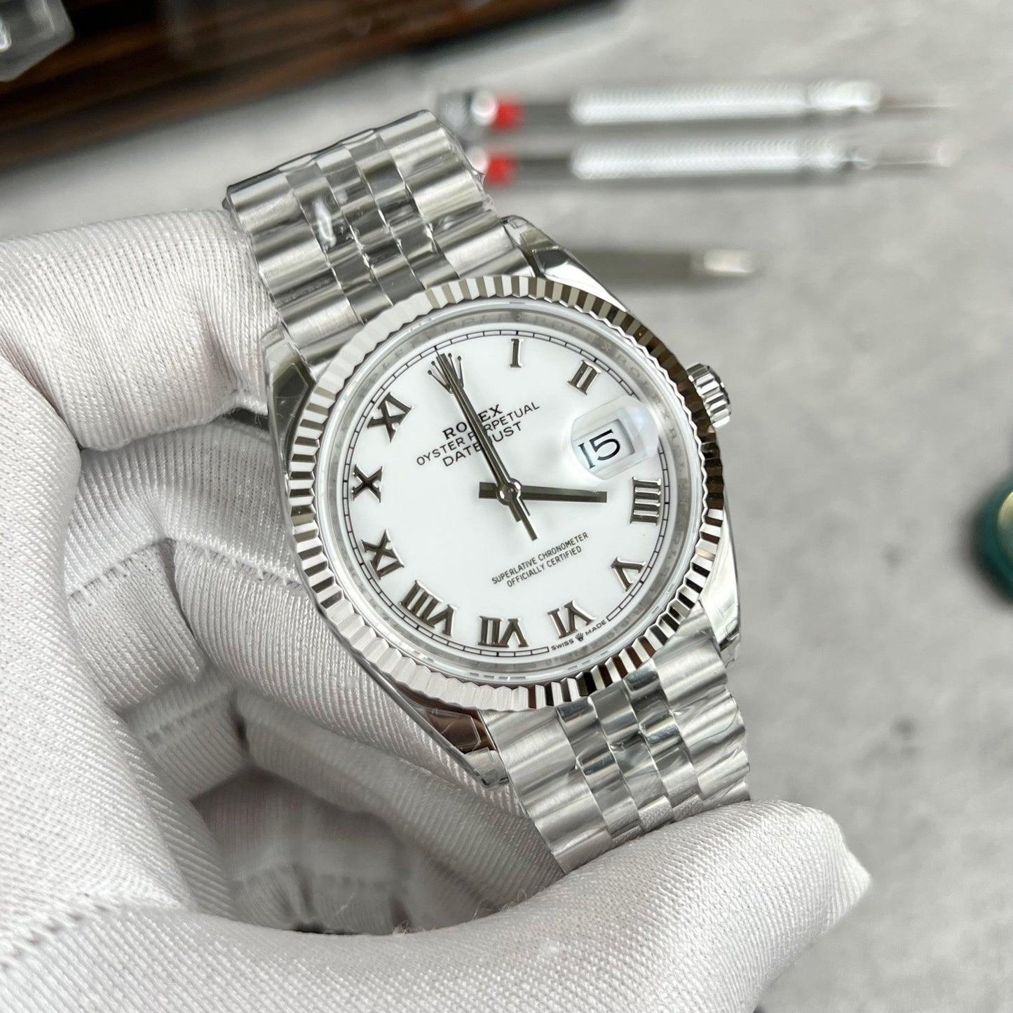 Replica Rolex Datejust M126234-0025 36MM 1:1 Migliore edizione VS Fabbrica in acciaio inossidabile