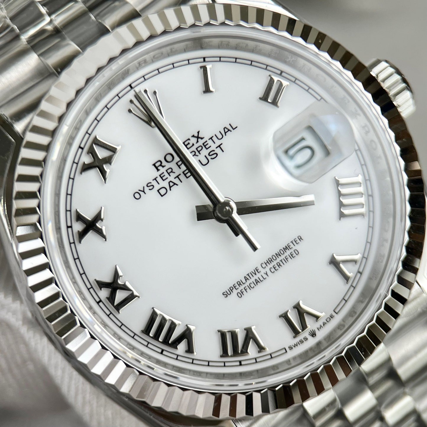 Réplica Rolex Datejust M126234-0025 36MM 1:1 Mejor Edición VS Factory Acero Inoxidable