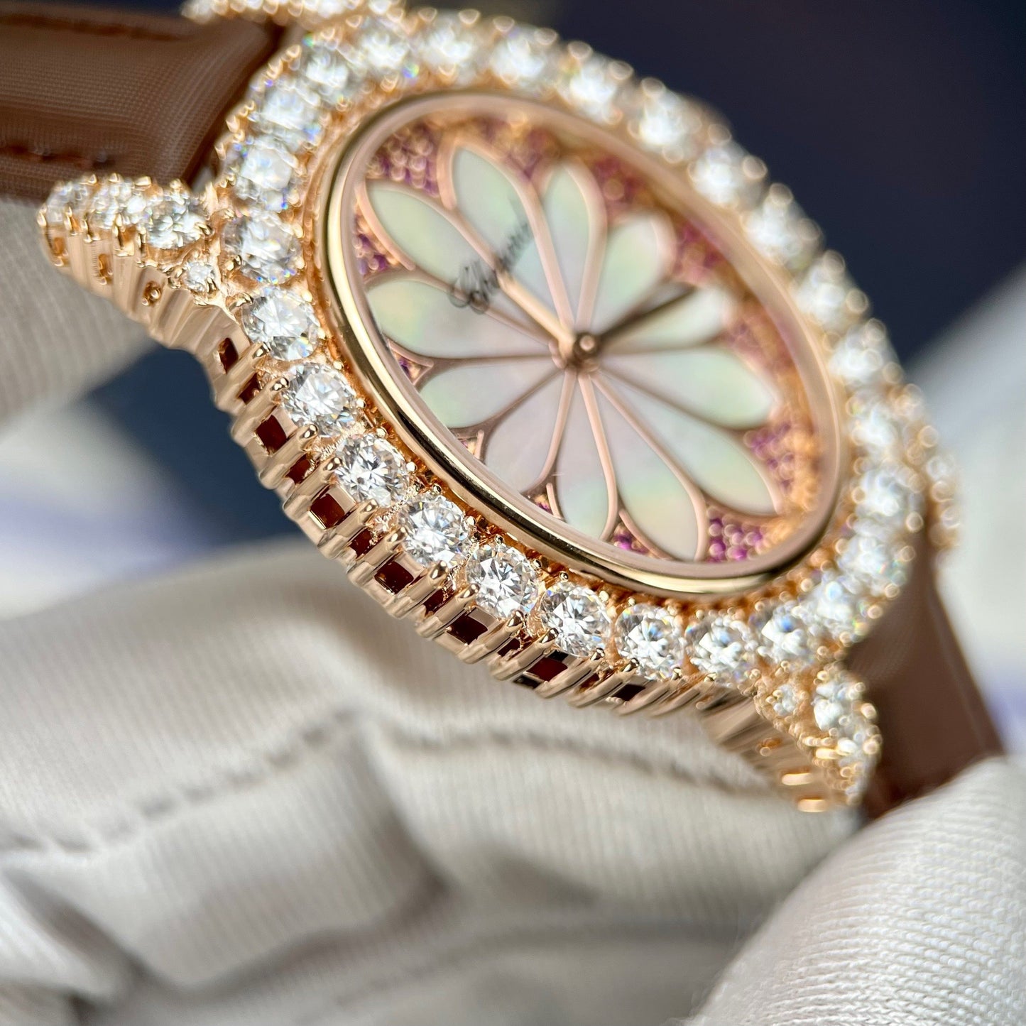 Chopard L'Heure Du Diamant Oval Small 40mm Oro rosa 139383 Mejor reloj réplica UE 1:1