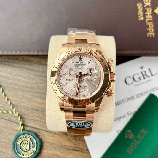 Rolex Cosmograph Daytona 40mm Everose oro 116505 1:1 Mejor edición Clean Factory Versión más nueva