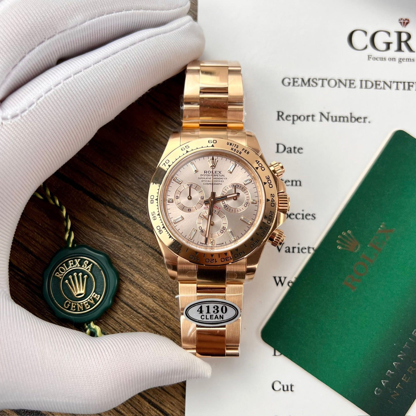 Rolex Cosmograph Daytona 40mm Everose gold 116505 1:1 Best Edition Clean Factory Newest Version