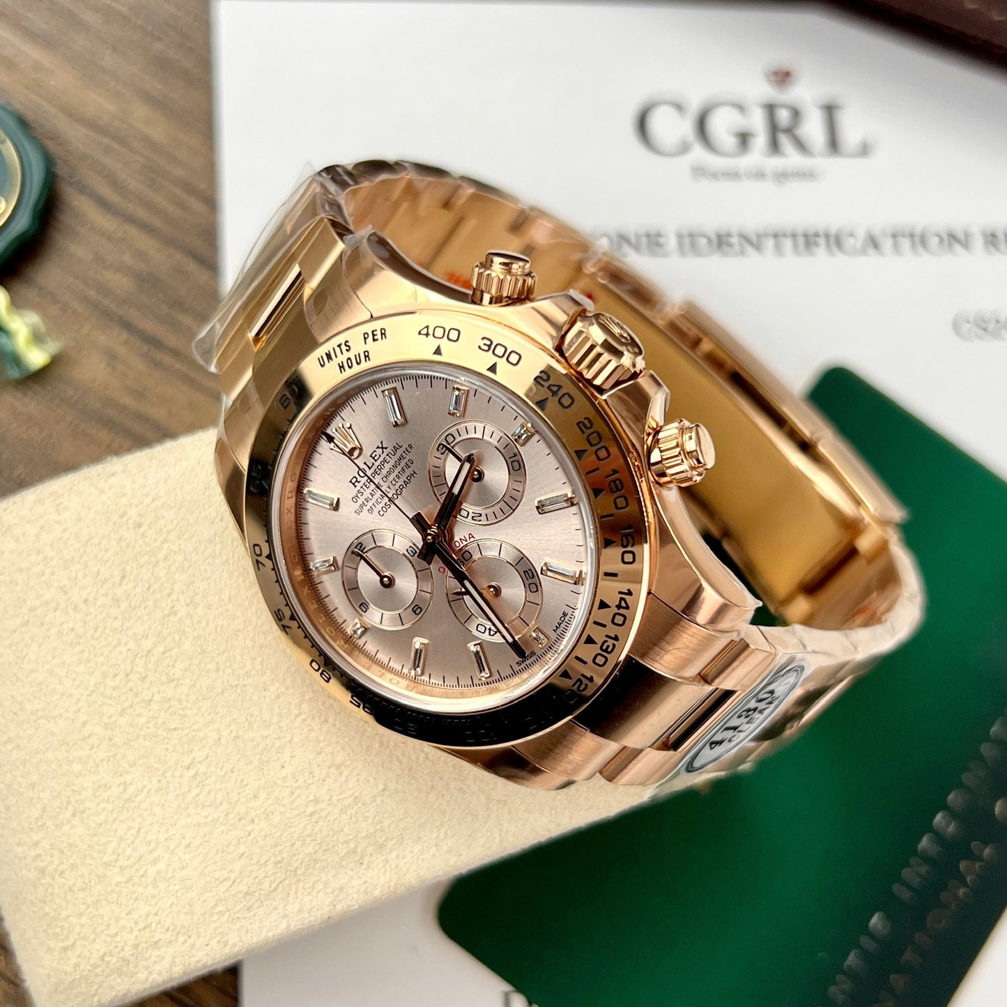 Rolex Cosmograph Daytona 40mm Oro Everose 116505 1:1 Migliore edizione Clean Factory Versione più recente