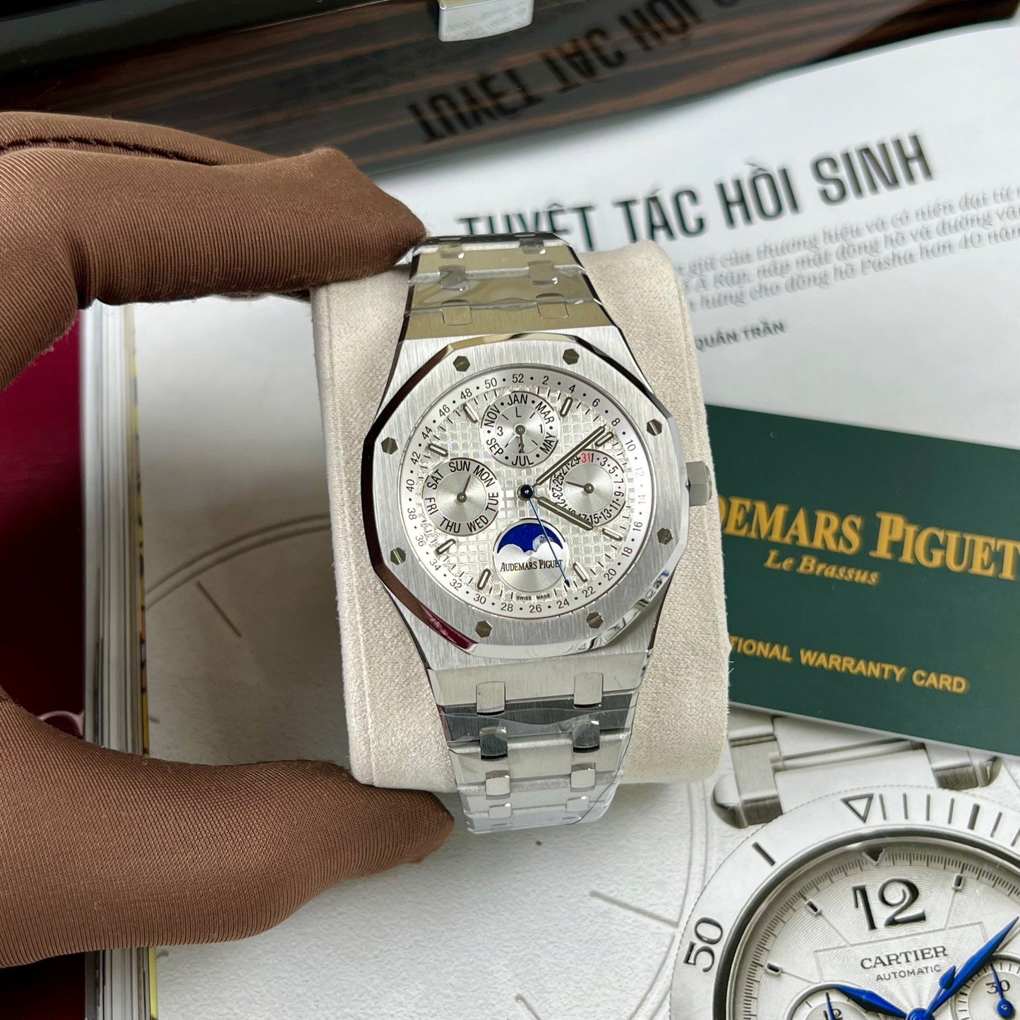 Audemars Piguet Royal Oak 26574ST.OO.1220ST.001 1:1 Best Edition APS Factory White Dial