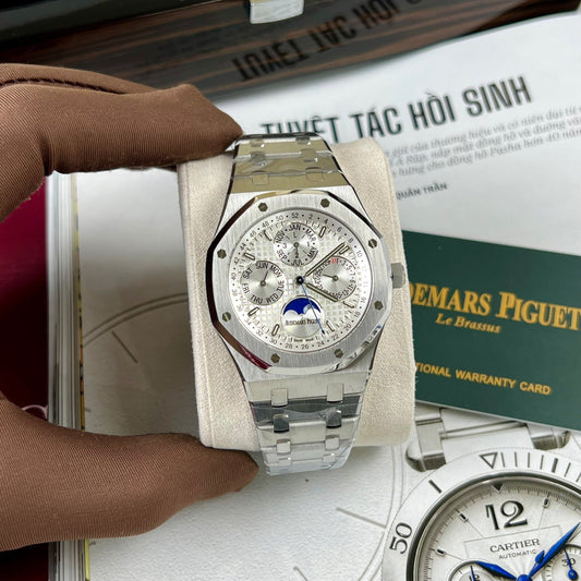 Audemars Piguet Royal Oak 26574ST.OO.1220ST.001 1:1 Mejor edición APS Factory esfera blanca