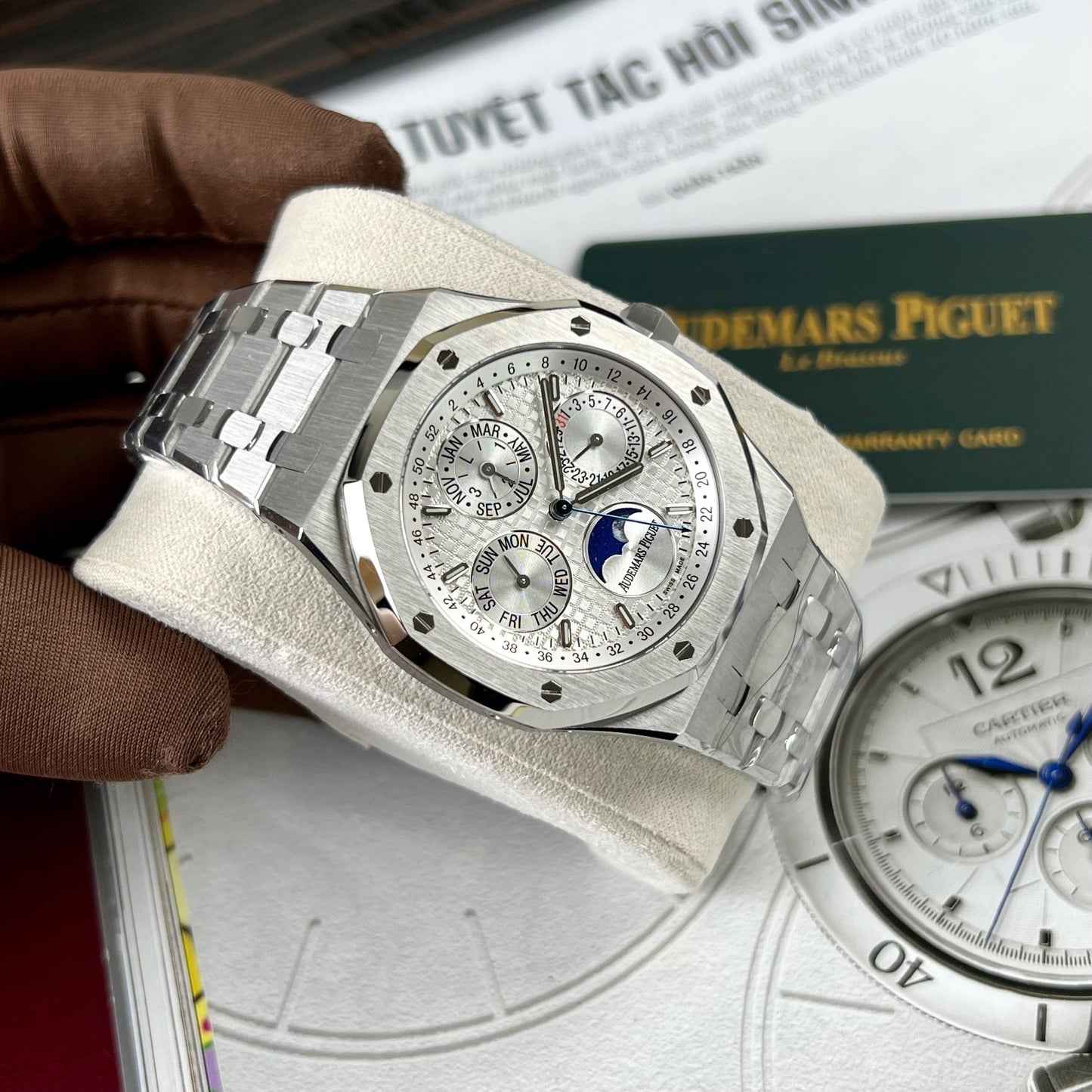 Audemars Piguet Royal Oak 26574ST.OO.1220ST.001 1:1 Best Edition APS Factory White Dial