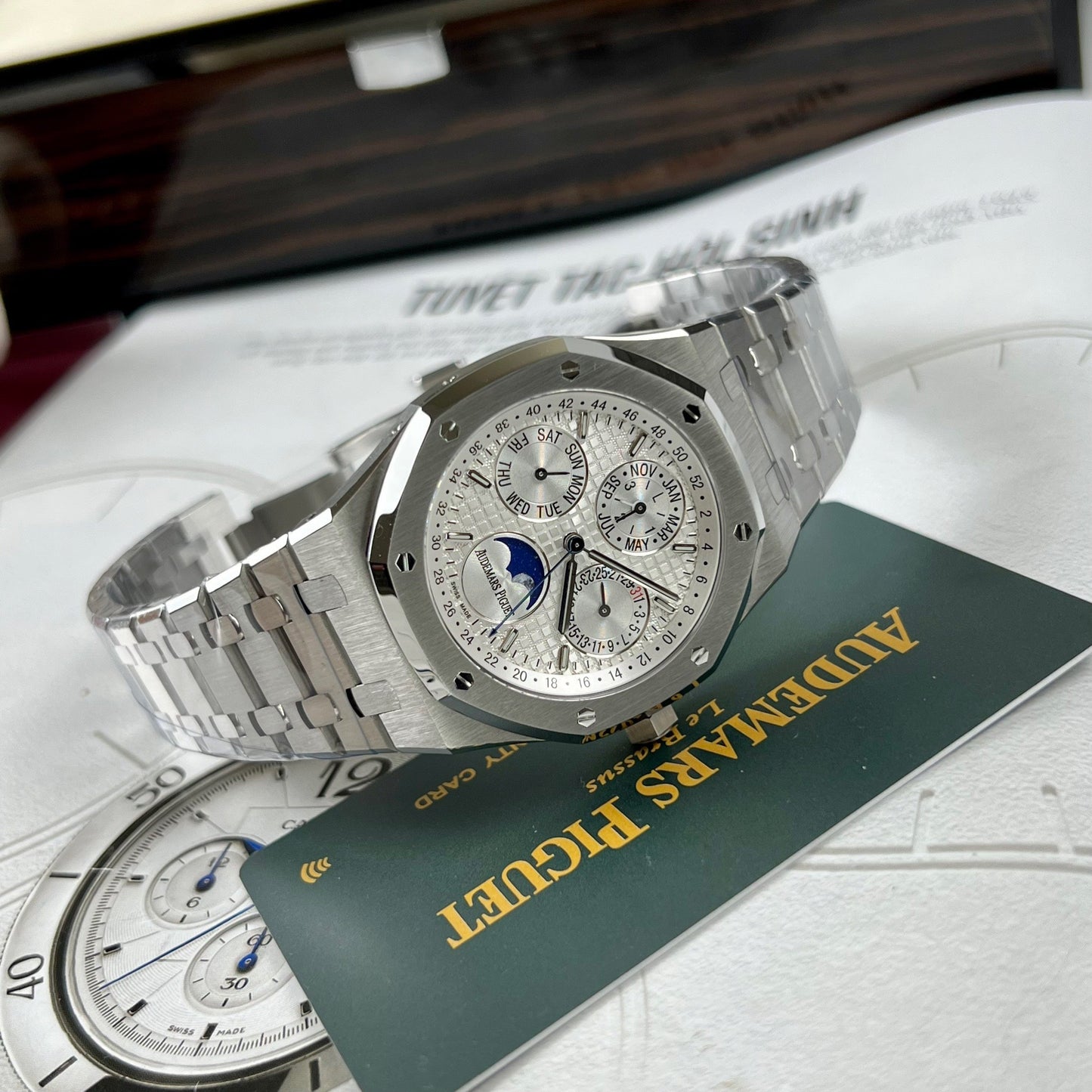 Audemars Piguet Royal Oak 26574ST.OO.1220ST.001 1:1 Best Edition APS Factory quadrante bianco