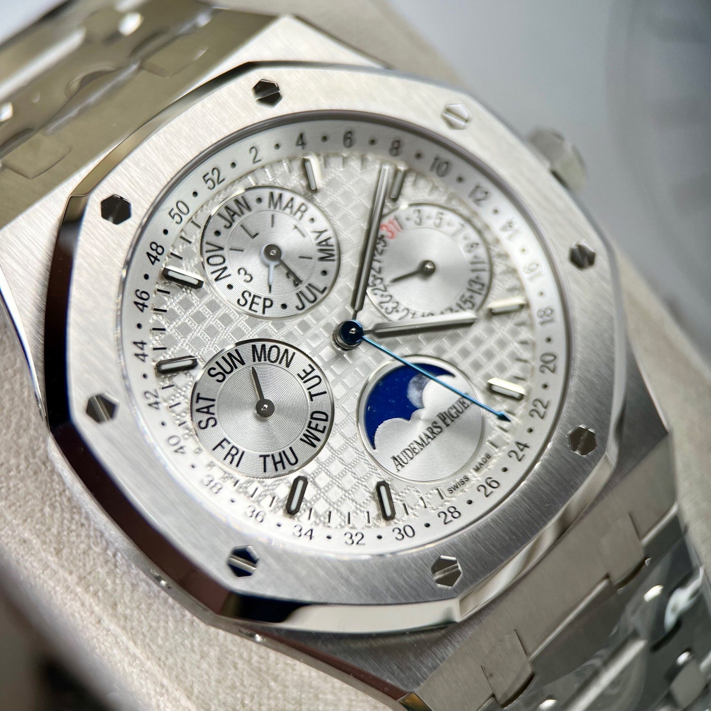 Audemars Piguet Royal Oak 26574ST.OO.1220ST.001 1:1 Best Edition APS Factory quadrante bianco