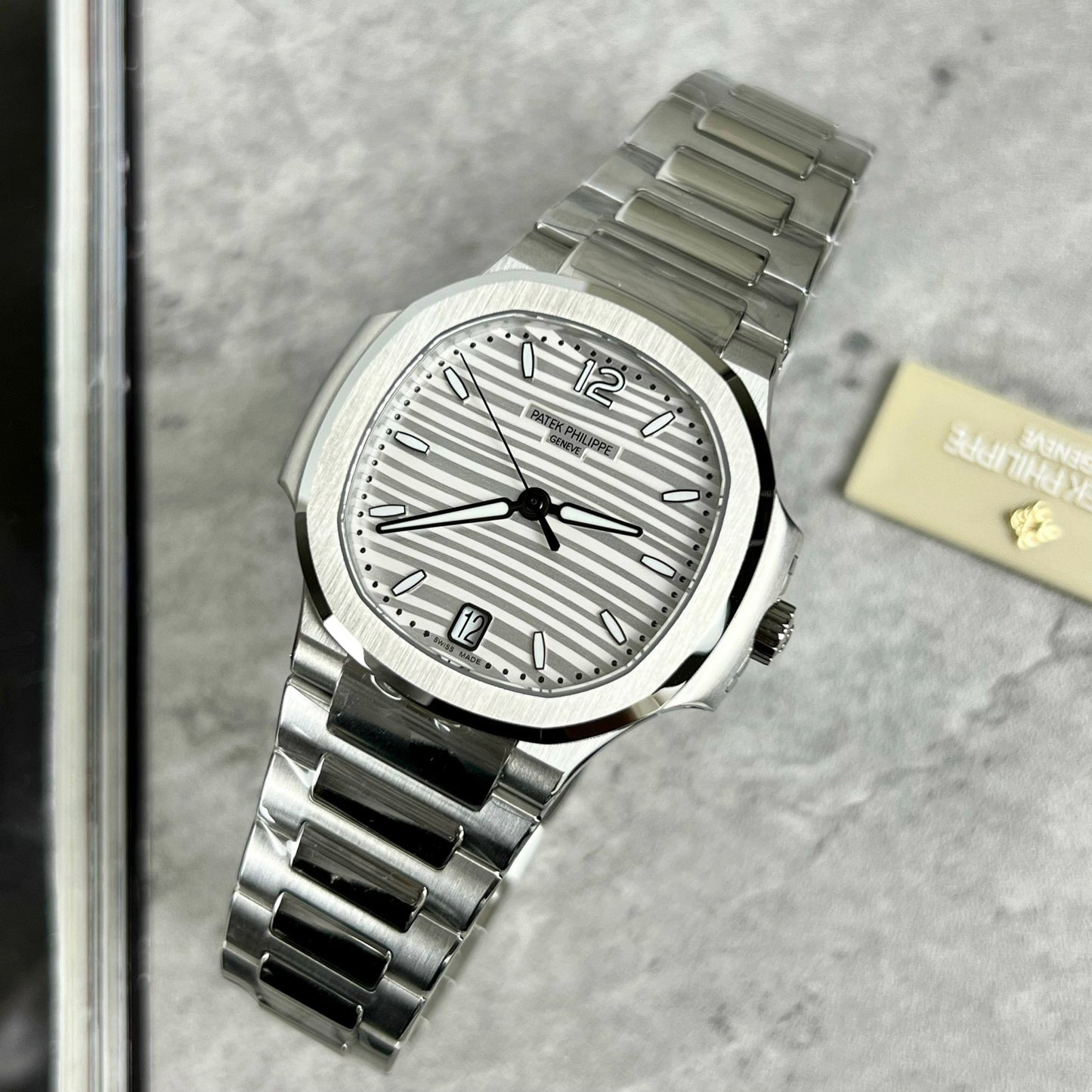 Patek Philippe Nautilus Ladies 7118/1A-010 3K Factory 1:1 Best Edition Swiss ETA324