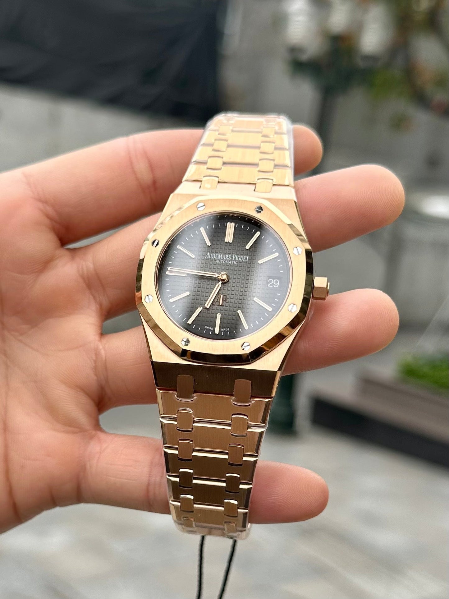 Audemars Piguet Royal Oak 16202OR.OO.1240OR.01 1:1 Best Edition ZF Factory quadrante grigio