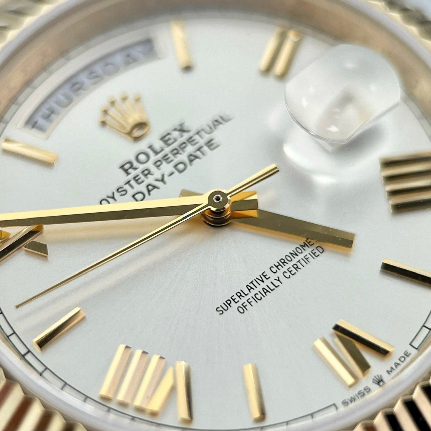 Rolex Day Date M228238-0002 1:1 Mejor edición GM Factory V3 Versión de contrapeso