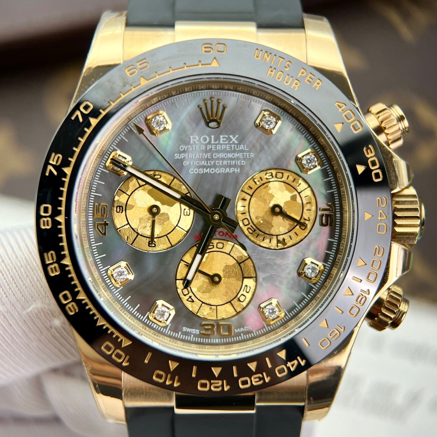 Rolex Daytona 116518 Mother of Pearl Black 1:1 best editon BT Factory