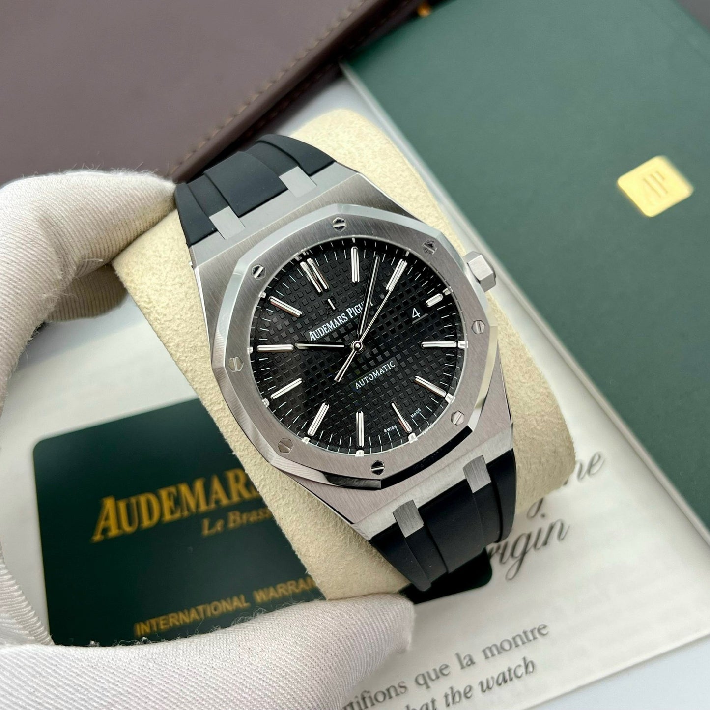 Audemars Piguet Royal Oak 15400 1:1 Best Edition APS Factory Black Dial