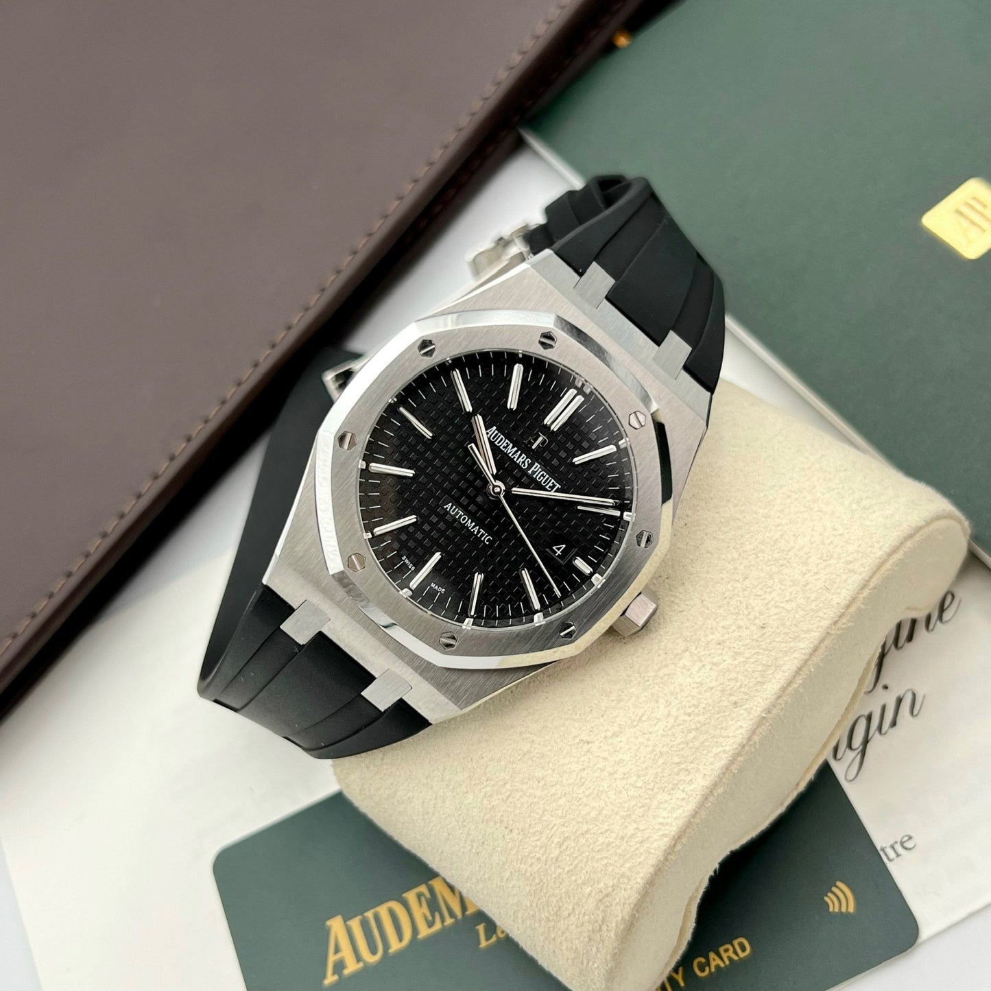 Audemars Piguet Royal Oak 15400 1:1 Best Edition APS Factory quadrante nero