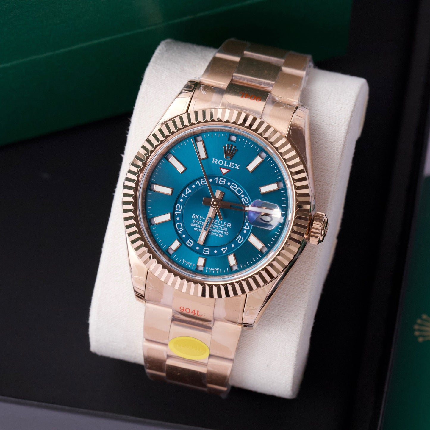 Rolex Sky Dweller M336935-0001 Everose oro V2 Miglior edizione 1:1 Noob Factory