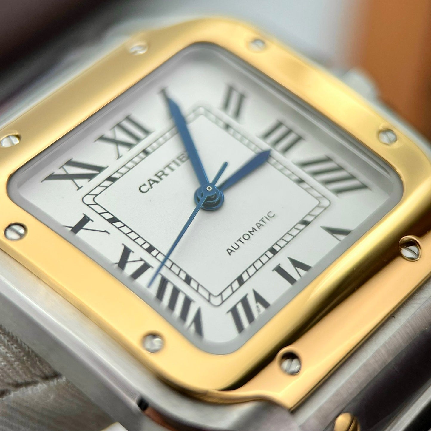 Cartier De Santos W2SA0016 35MM 1:1 Best Edition BV Factory quadrante bianco più recente versione 2024