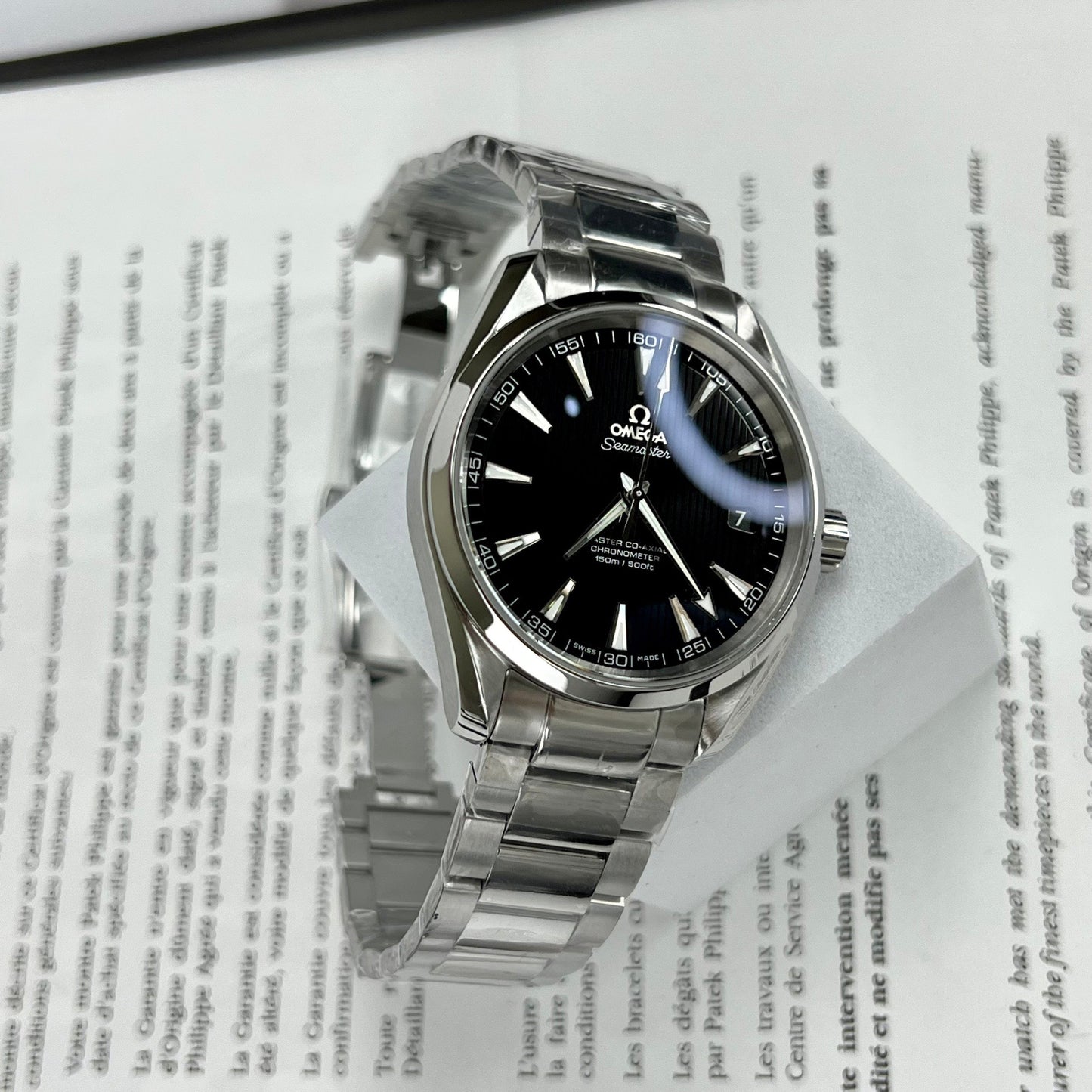 Omega Seamaster 220.10.41.21.01.001 1:1 Best Edition VS Factory quadrante nero versione più recente